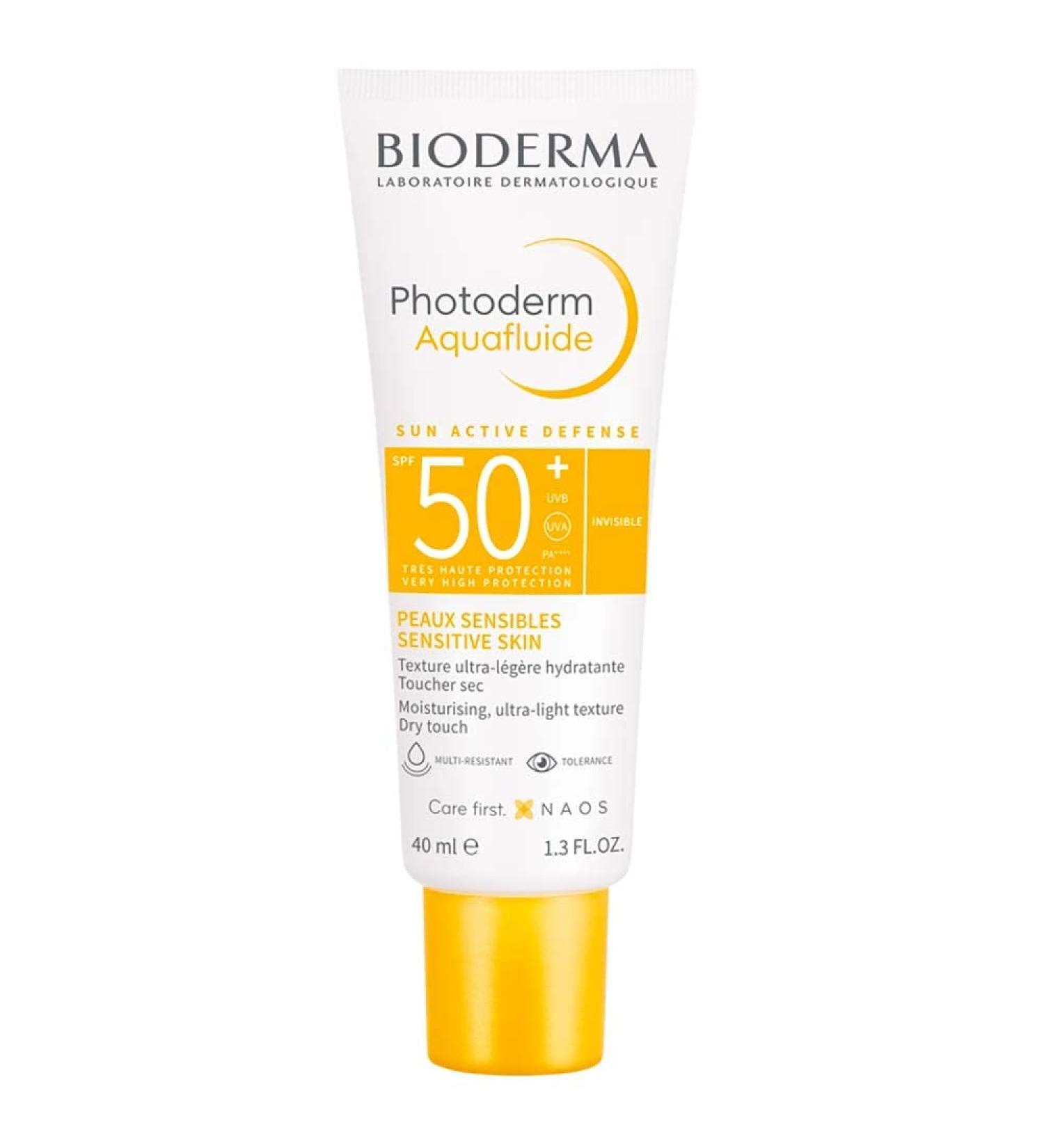 Bioderma Photoderm Max Aquafluide SPF 50+ Untinted - Best Sunscreen for All Skin Types | Shop Internationally - Buy Online on GoSupps.com