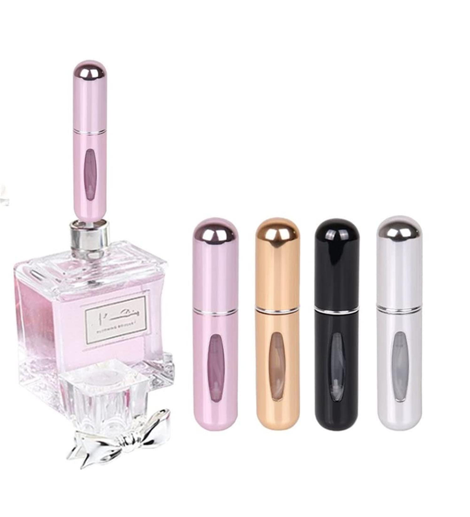 InfantLY Bright 5ml Perfume Atomizer - Portable Mini Aluminum Spray Bottle for Travel - Refillable Cosmetic Container - Buy Online on GoSupps.com