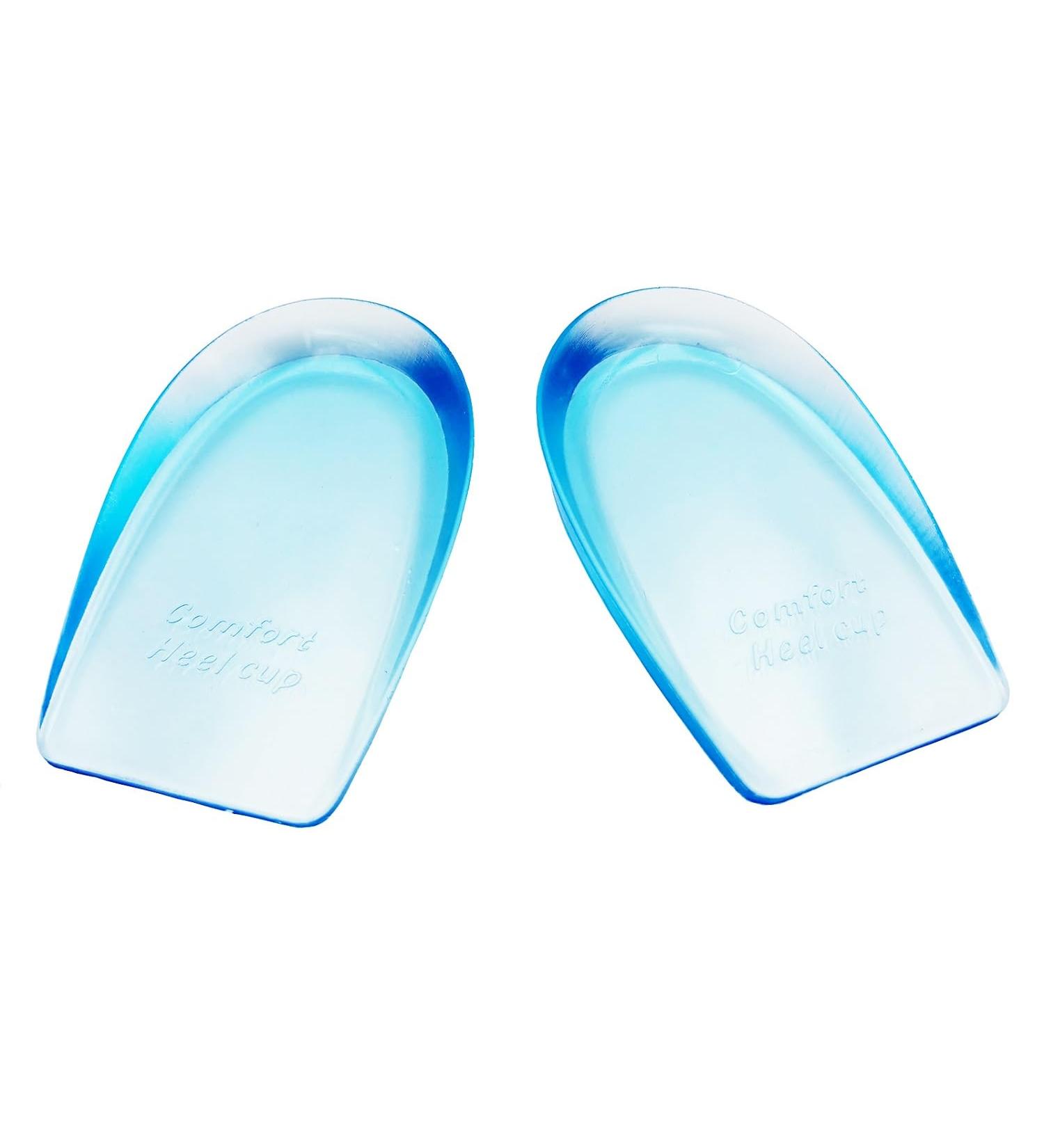 Gel Silicone Heel Cups for Plantar Fasciitis Relief - Pain Relief Inserts for Men & Women | Sore Feet & Bone Spurs Treatment (1 Pair - Buy Online on GoSupps.com