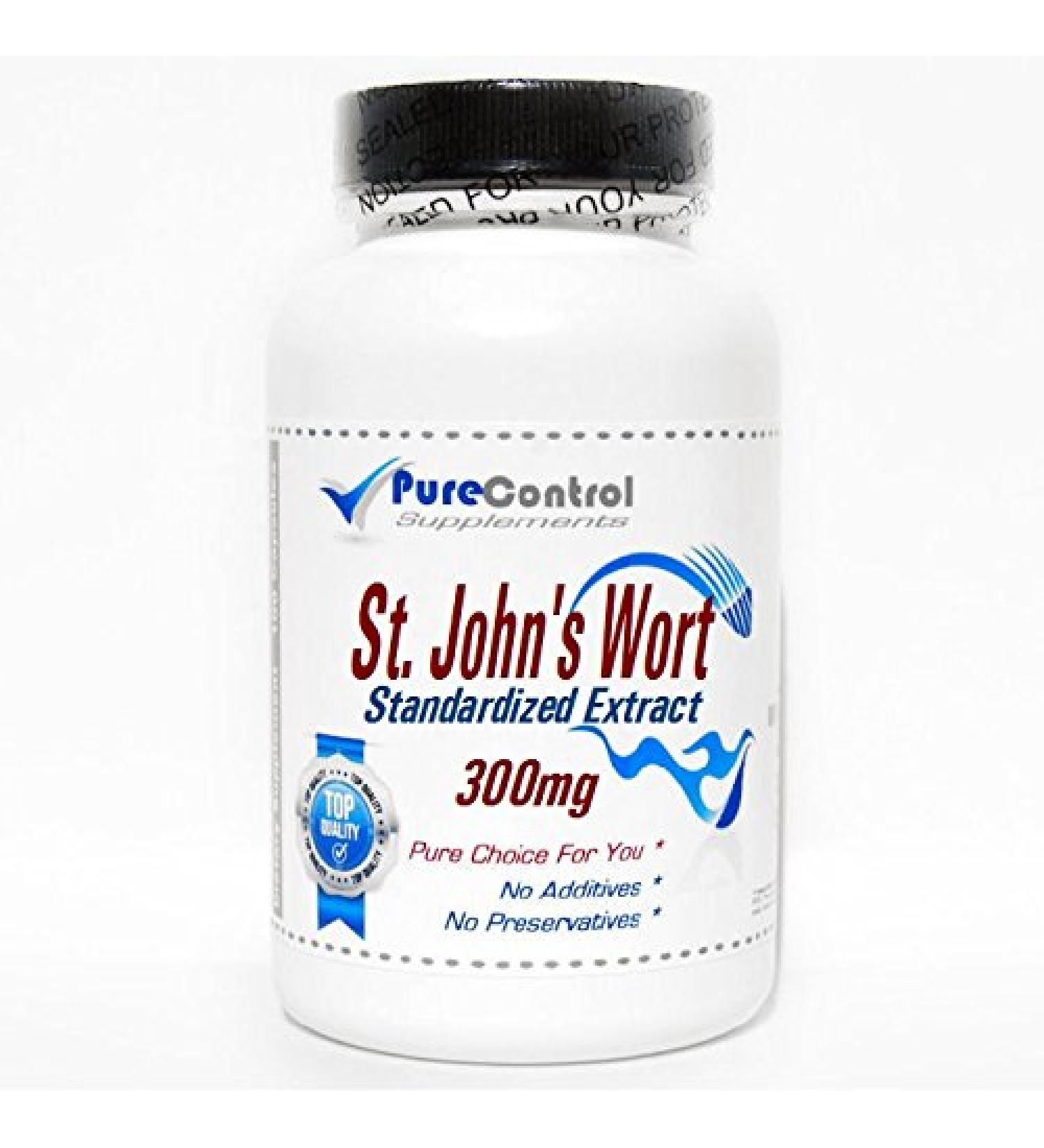 St. John's Wort Standardized Extract 300mg // 200 Capsules // Pure // by PureControl Supplements