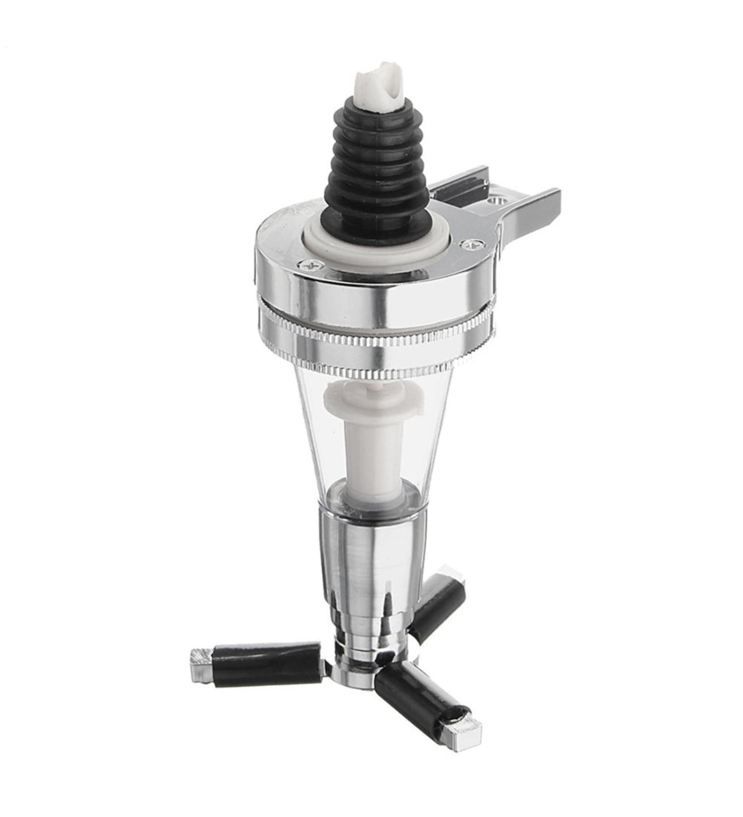 Distributeur de whisky pour bouteille Distributeur de bouteilles de whisky tournant Robinet cocktail Nettoyage facile et accessoires de barman faciles assembler pour bar domicile pub 25 ml