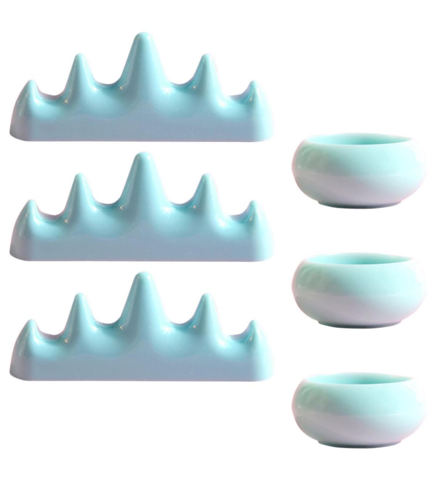 FRCOLOR Steamer Sets nail art brush cup nail remover bowl acetona manicure bowls for hands soak off brush rest nail steamer bask dip nail remover paint brush holder clean pen Pen - Buy Online on GoSupps.com