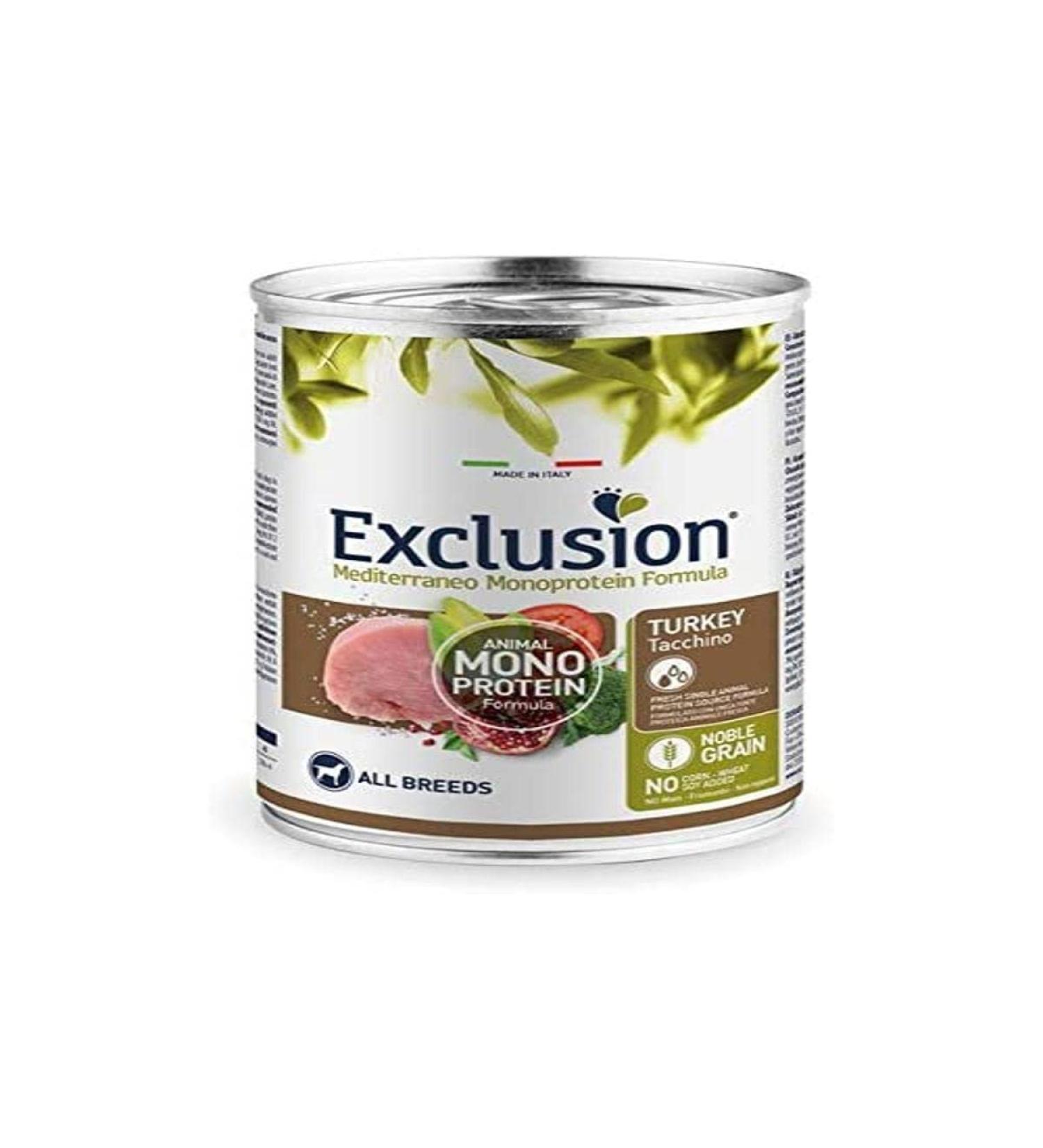 EXCLUSION Dog Wet Adult Türkiye All Breeds 400 GR, 1 piece