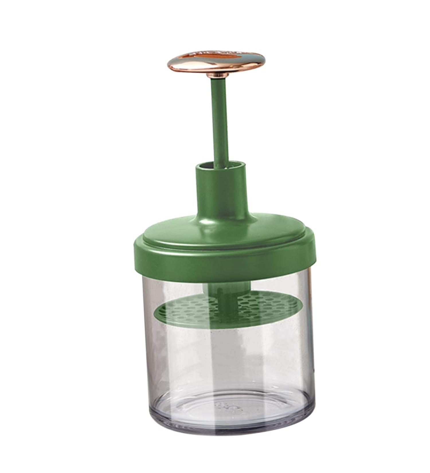 Mics Mikikit Foam Maker for Facial Cleansing Simple Stylish Bubbler for Shower Gel Shampoo Lotion Handy Foaming Tool for Bathroom Use in Green - Buy Online on GoSupps.com