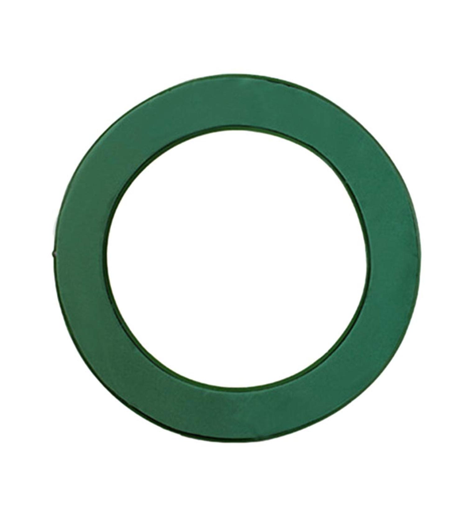 SUPVOX Foam Rings - 11-Inch Green Floral Foam Wreath Base - Buy Online on GoSupps.com