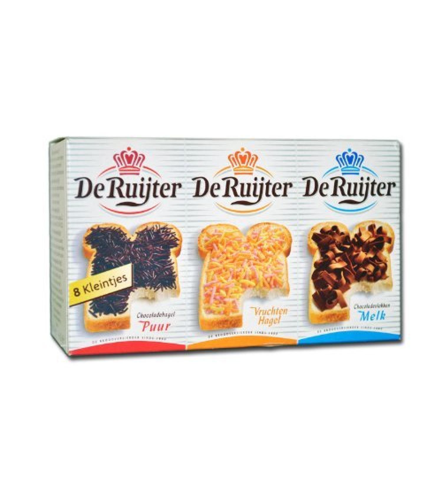  De Ruijter Ruijter Ruijter 8 Small Chocolate Cones 140g Mixed Pack of 10 - Buy Online on GoSupps.com