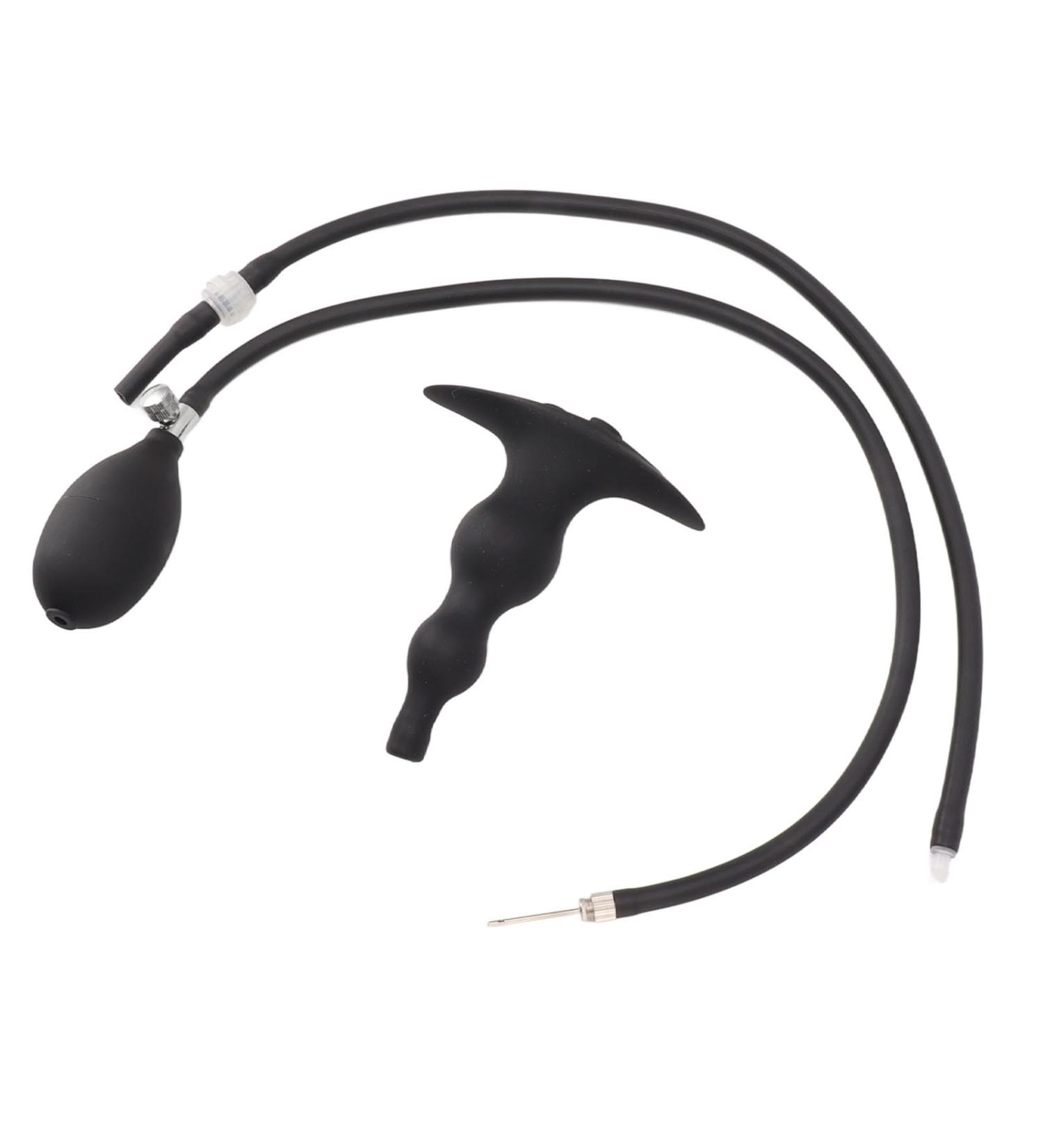 Atyhao Silicone Enema Bulb Kit - Inflatable Anti-Aging Enema Set | Flexible & Anti-Backflow Design for Hotels - Buy Online on GoSupps.com