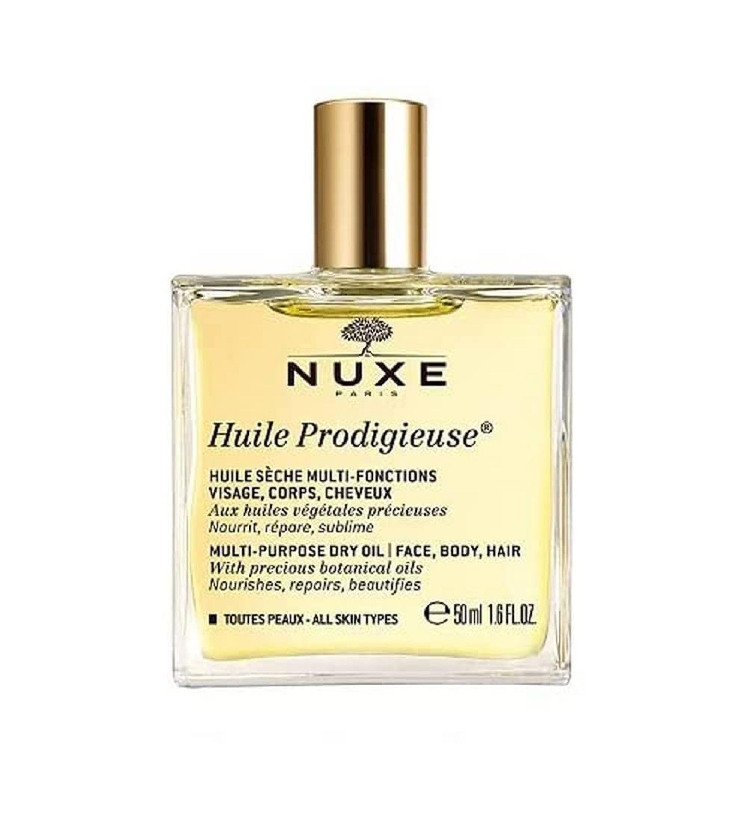 Nuxe Huile Prodigieuse Multi-Purpose Dry Oil 50ml - Nourishing Body Oil - Buy Online on GoSupps.com