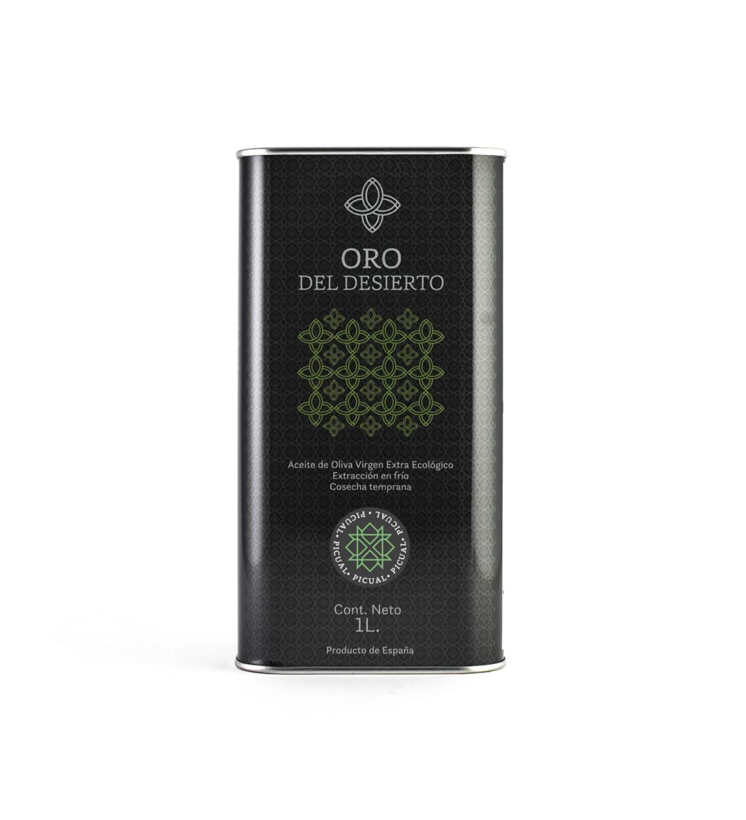 Oro del Desierto - Organic Extra Virgin Olive Oil - Picual Variety - 1L Can