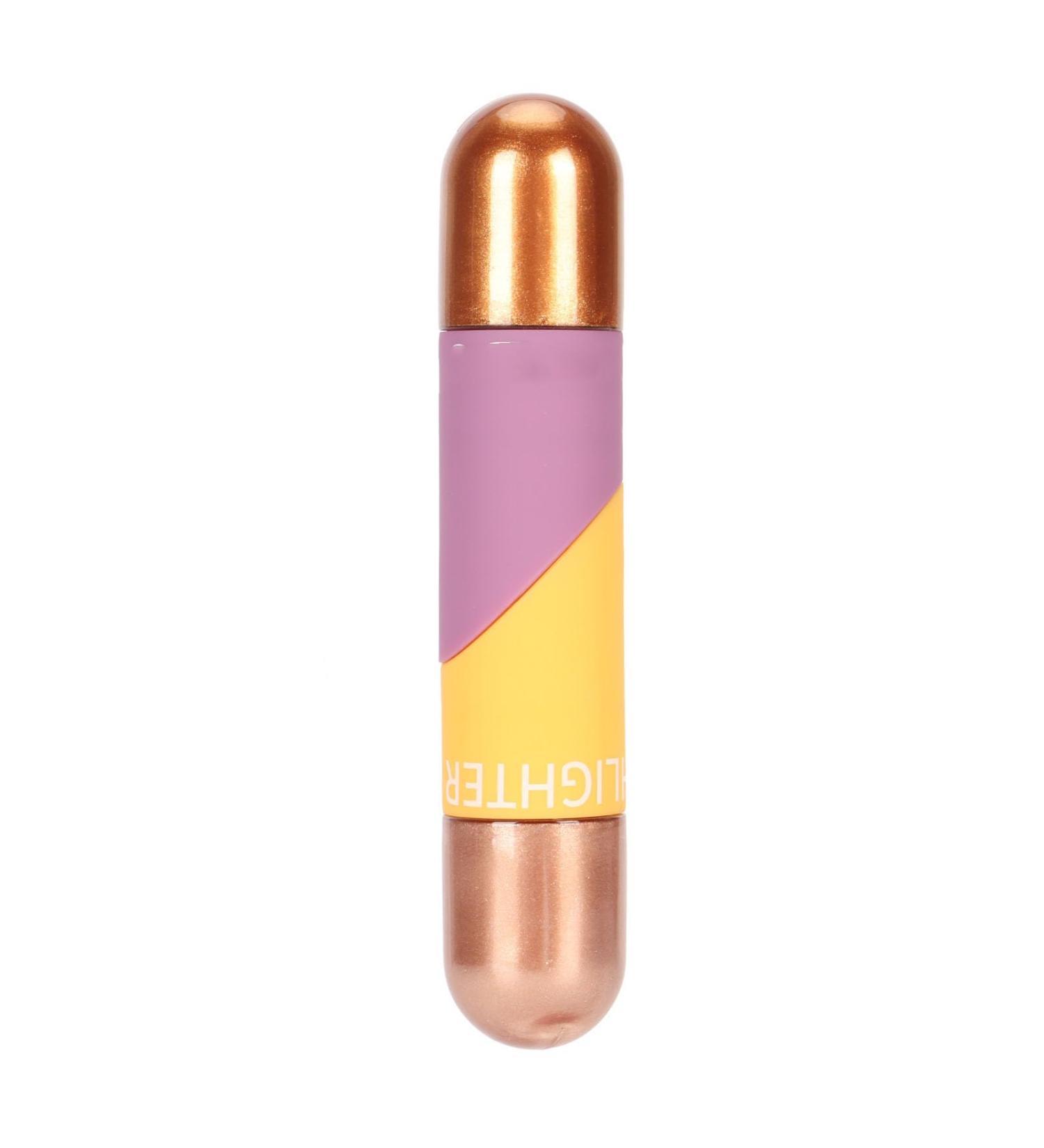 Contour Highlighter Stick 2 in 1 Dual Cream Liquid Highlighter for Cheeks Nose Collarbone Eyes Lips - Long Lasting Portable Design - Buy Online on GoSupps.com