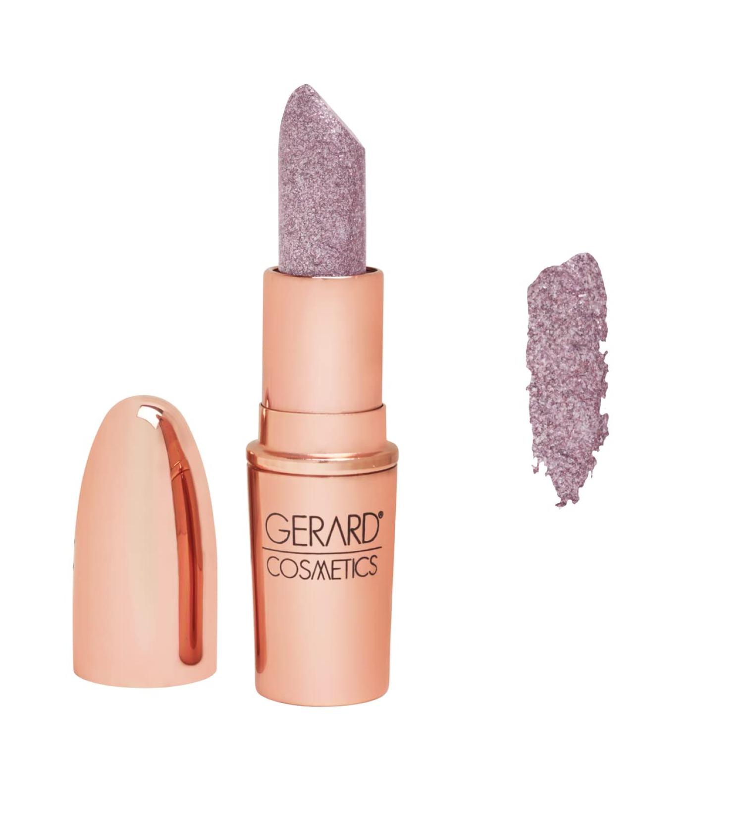 Gerard Cosmetics Glitter Lipstick - Metallic Finish, Long-Lasting Formula - 0.14 oz - Buy Online on GoSupps.com