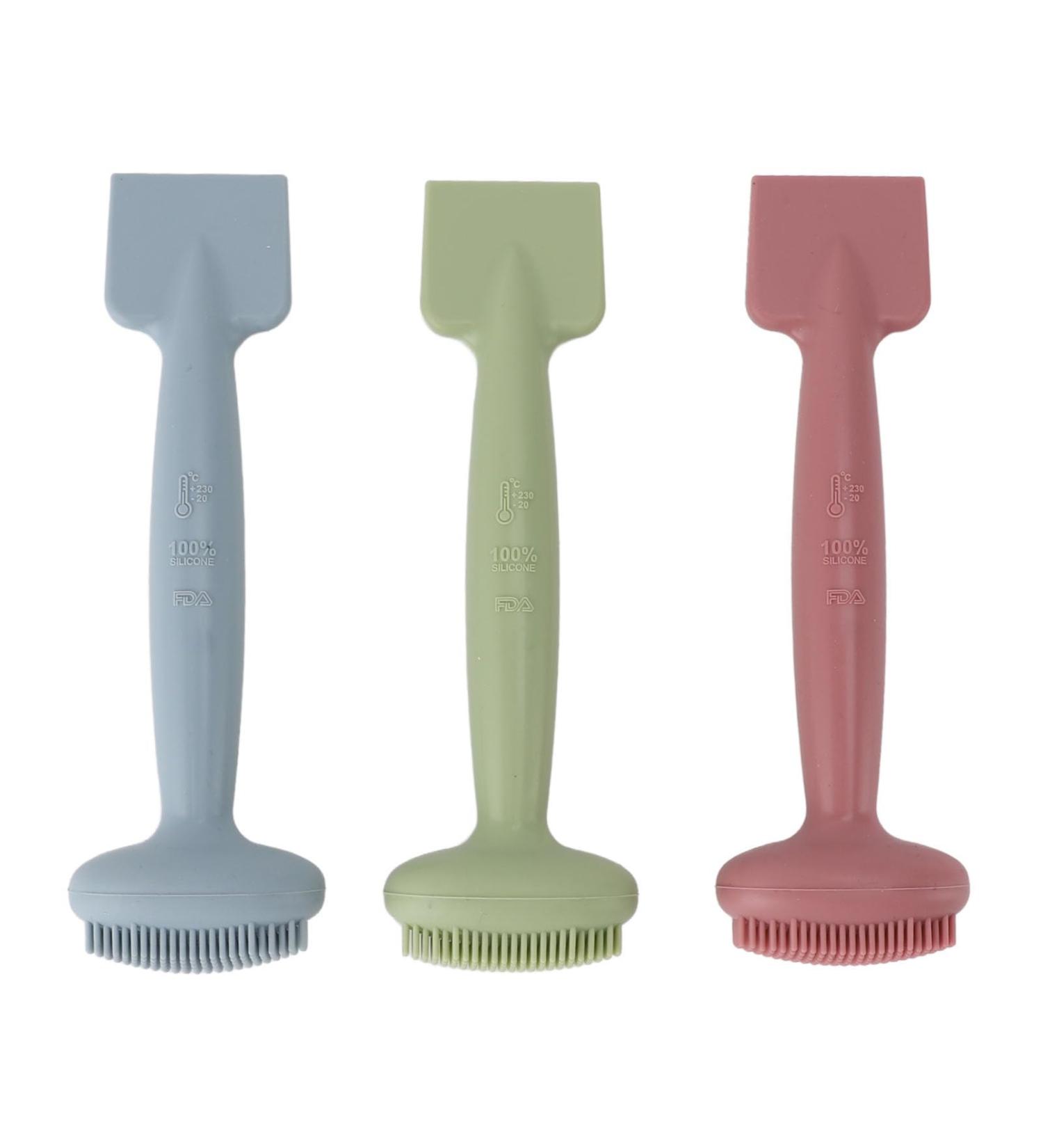 Silicone Face Mask Applicator Facial Mask Brushes Double End Facial Mask Brush for Apply Cream Lotion - Buy Online on GoSupps.com
