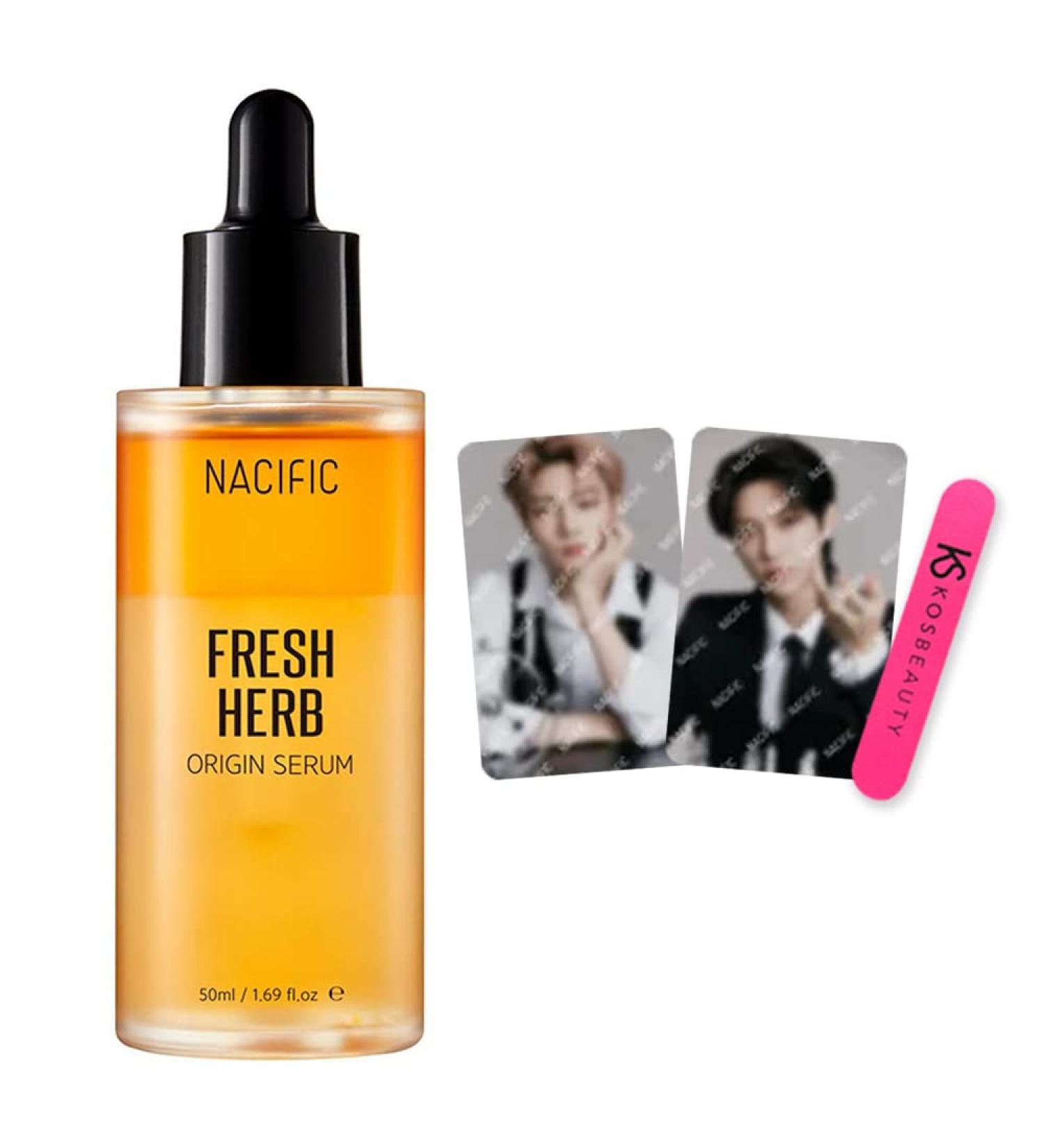 Nacific x Stray Kids Fresh Herb Origin Serum with 2 Random Photocards | KOSBEAUTY - Buy Online on GoSupps.com