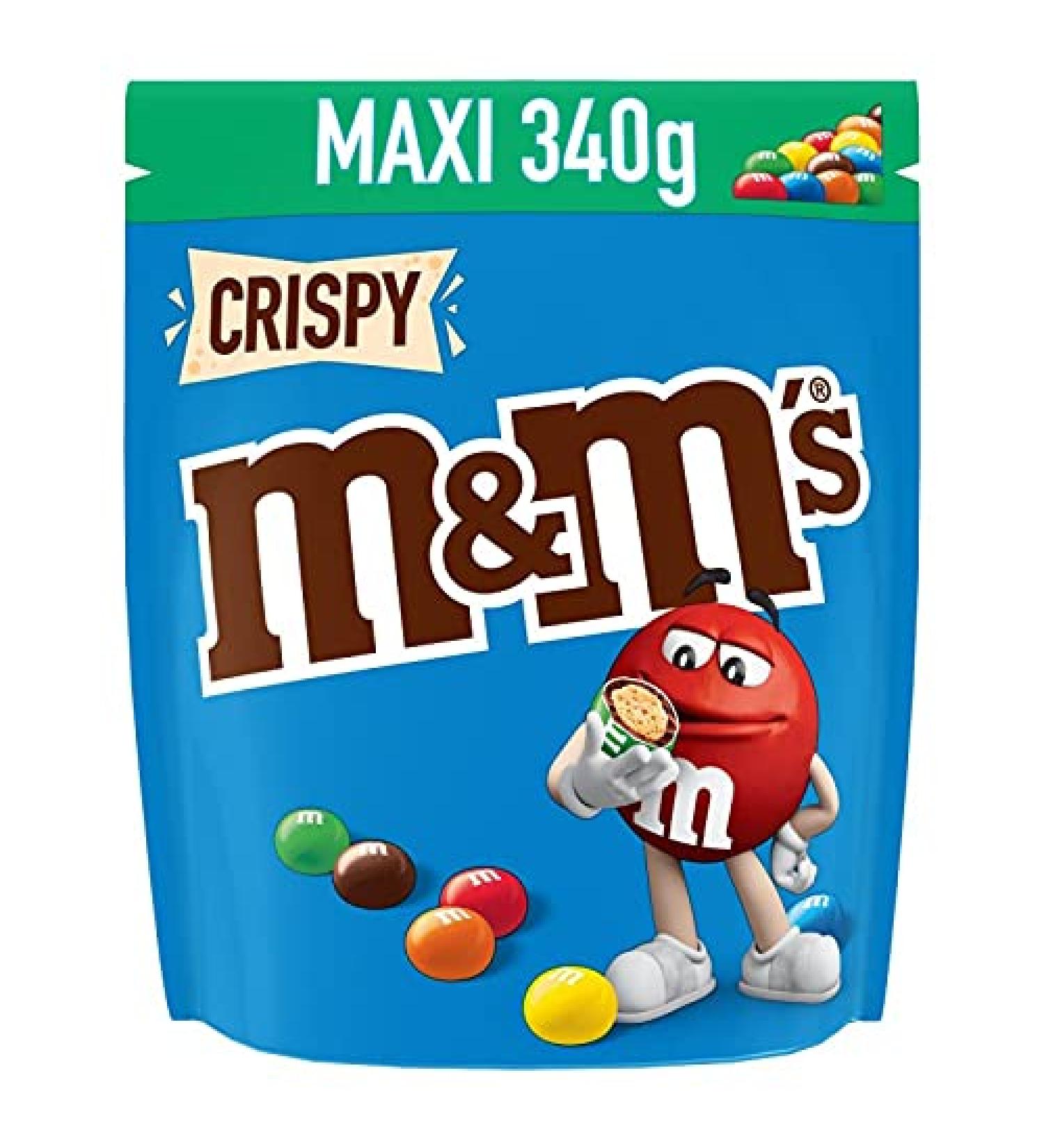  G n rique M&MS Crispy - Crispy Chocolate - 340g - Sweet Sweetness for Foodies - Pack of 3 - Buy Online on GoSupps.com