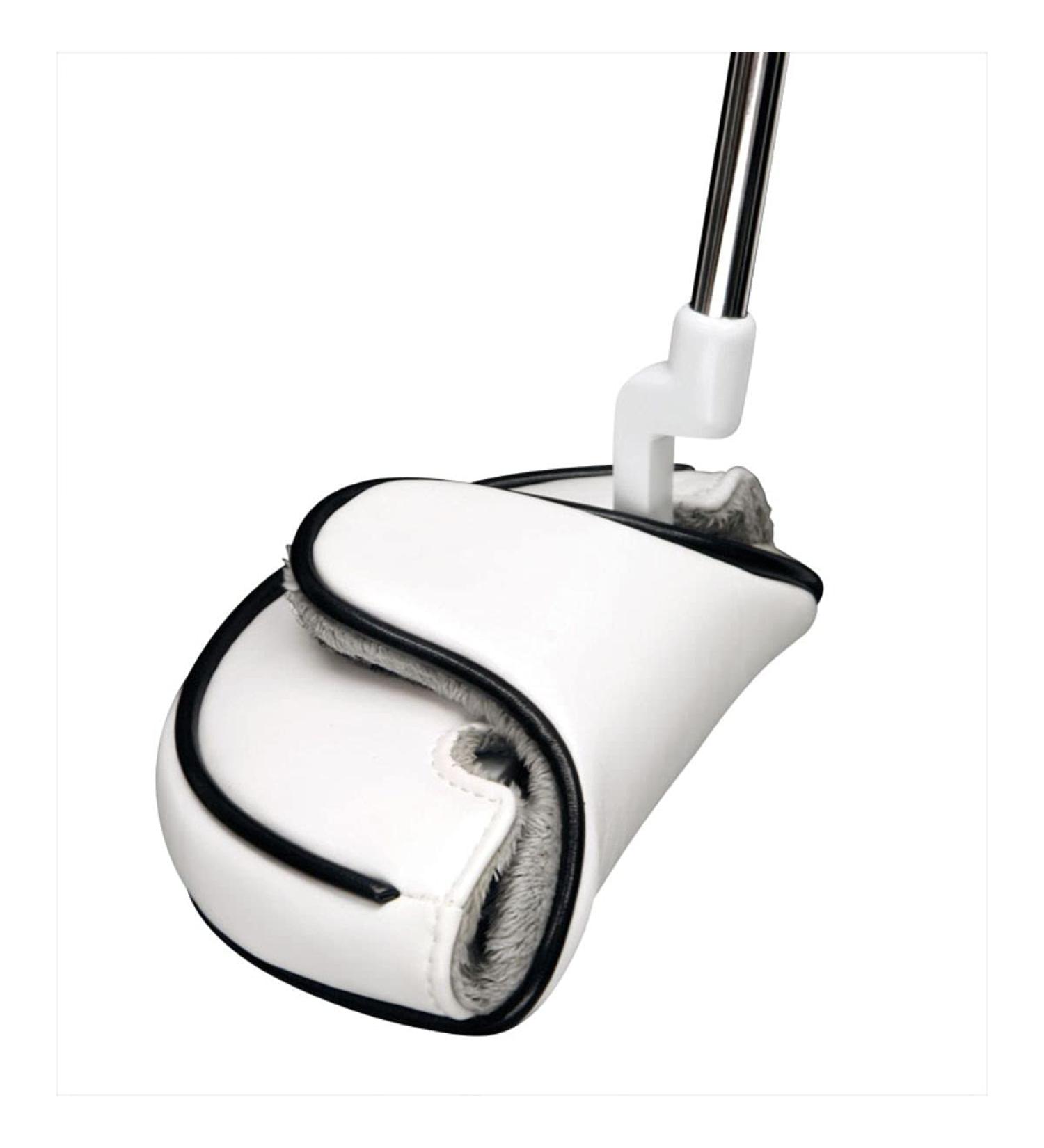 Hireko White Mallet Putter Headcover - Premium Golf Club Protection - Buy Online on GoSupps.com
