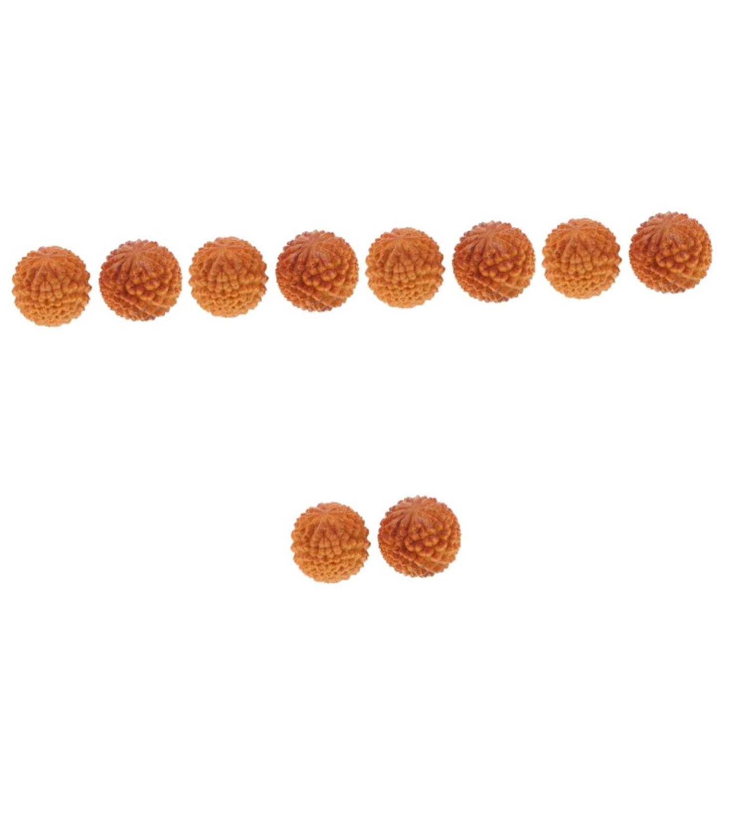FRCOLOR 10 STK Durian-Shaped Hand Massage Balls | Wooden Acupuncture Massage Device | Yoga Body Fitness Roller - Buy Online on GoSupps.com