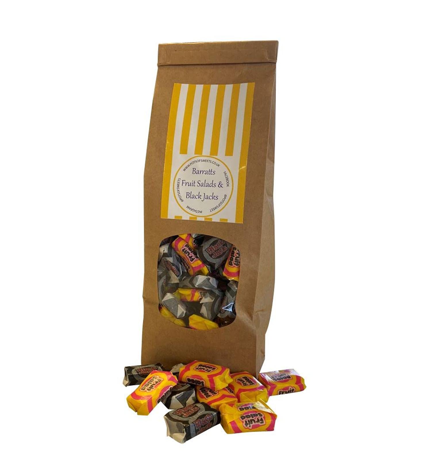 400g Bag of Black Jacks and Fruit Salads Sweets