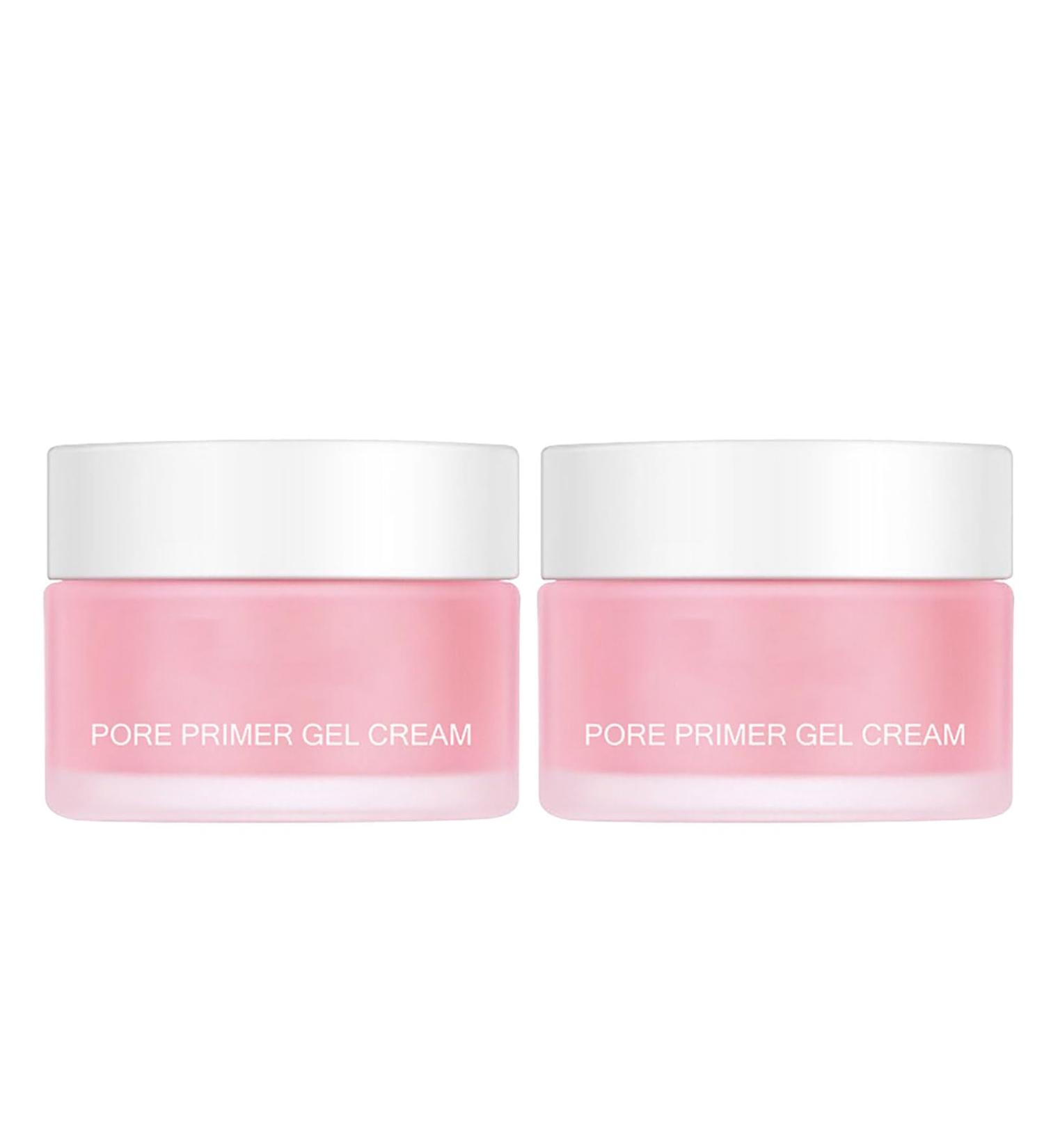 Invisible Pore Face Primer - Moisturizing Gel Cream for Matte, Smooth Skin - Oil Control and Radiance Boost - 2PCS Set - Buy Online on GoSupps.com