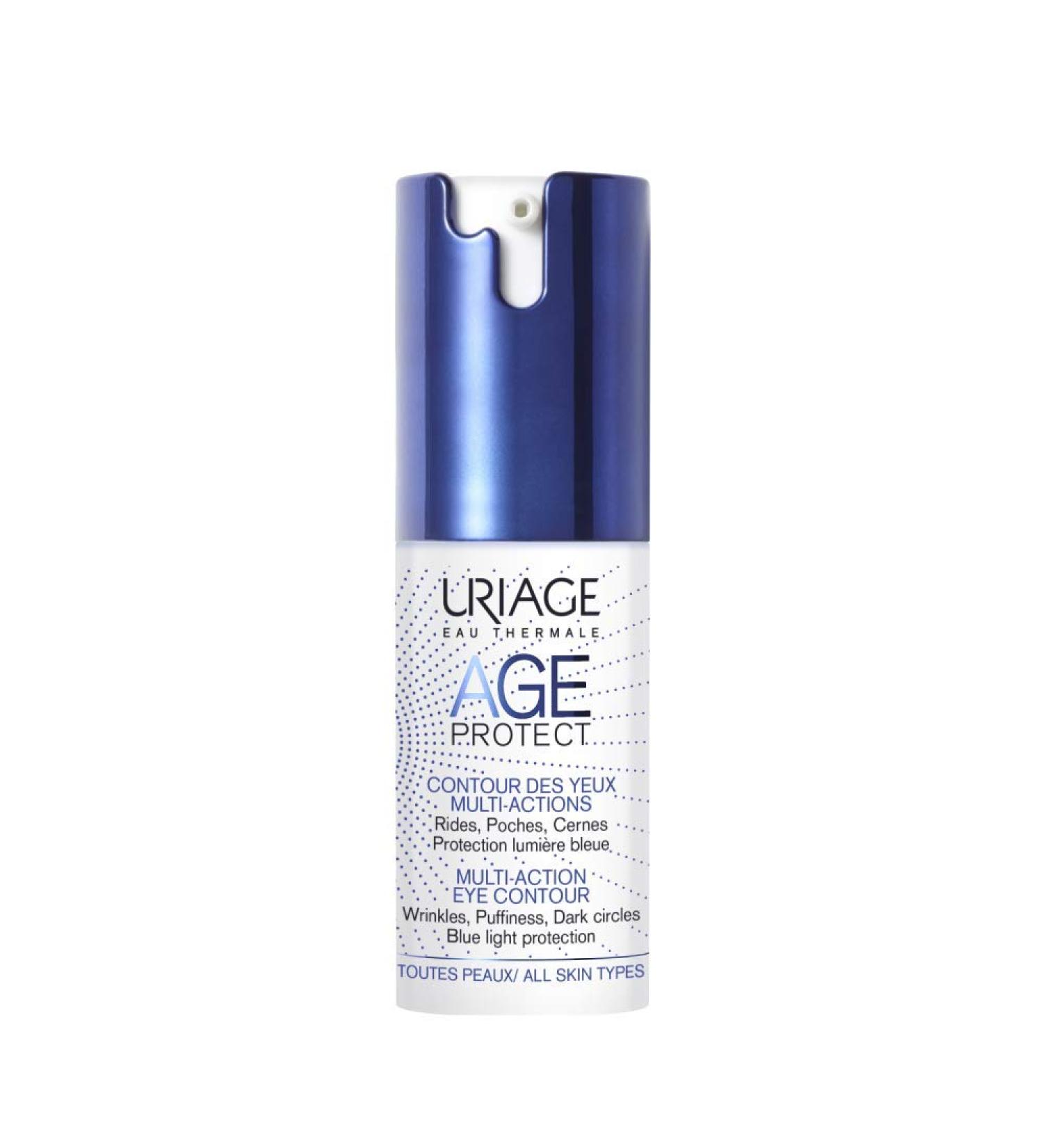 URIAGE AGE Protect Eye Contour 15 ml - Anti-Aging Eye Cream for Youthful Skin | International Shipping Available - Buy Online on GoSupps.com