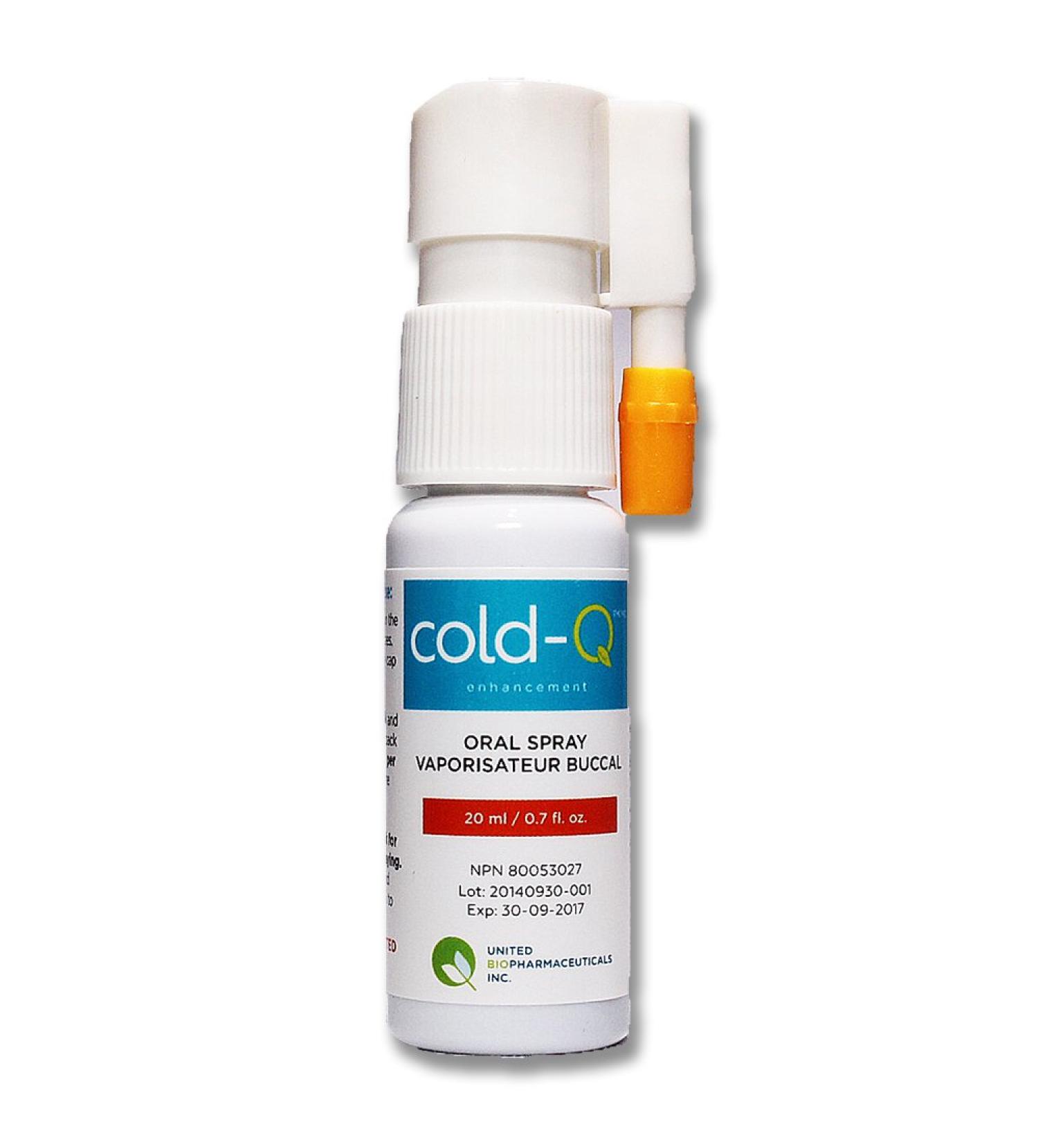 Cold-Q Natural Supplement - Immune Enhancing Herbal Oral Spray 0.7 fl oz - Buy Online on GoSupps.com