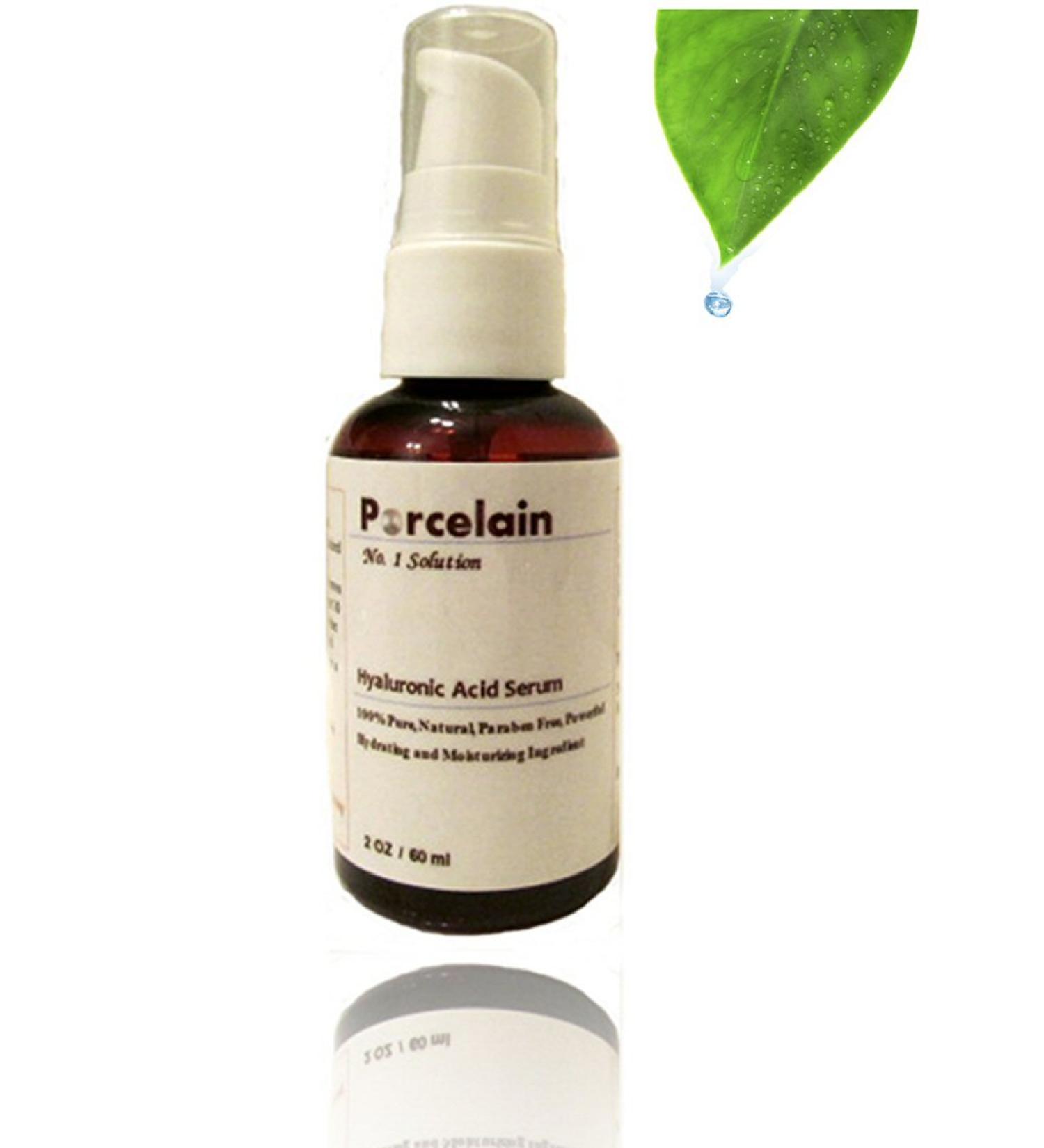 Hyaluronic Acid 100% Pure Serum 2oz Collagen Booster Skin Hydration Fighting Wrinkles