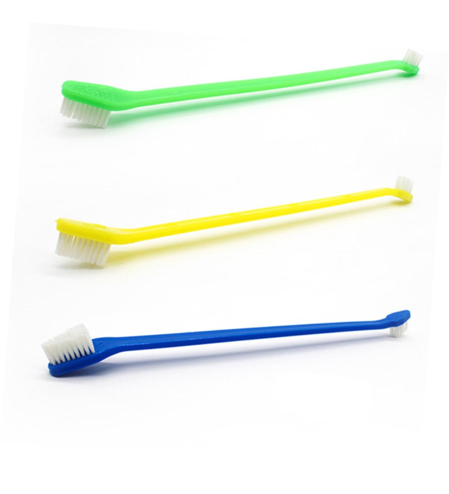 Levemolo 2pcs Pet Toothbrush Toothbrushes Cat Dog Toothbrush Toothpaste Dog Teeth Cleaning Pet Grooming - Buy Online on GoSupps.com