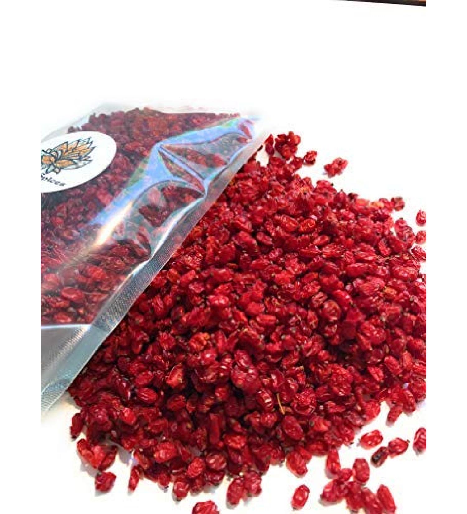 Lotus Spices - Authentic Organic Barberries (Zereshk) - Fresh, Non-GMO & Pesticide-Free - 8 oz - Buy Online on GoSupps.com