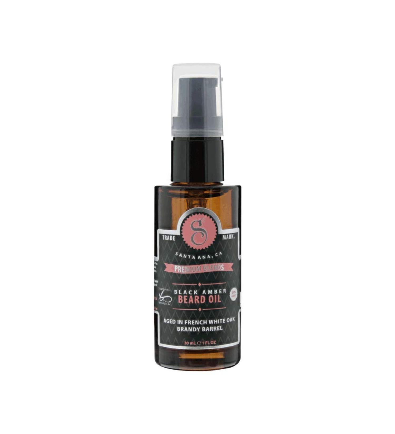 Suavecito Premium Blends Beard Oil - Black Amber Fragrance 1 Fl Oz/28g - Buy Online on GoSupps.com