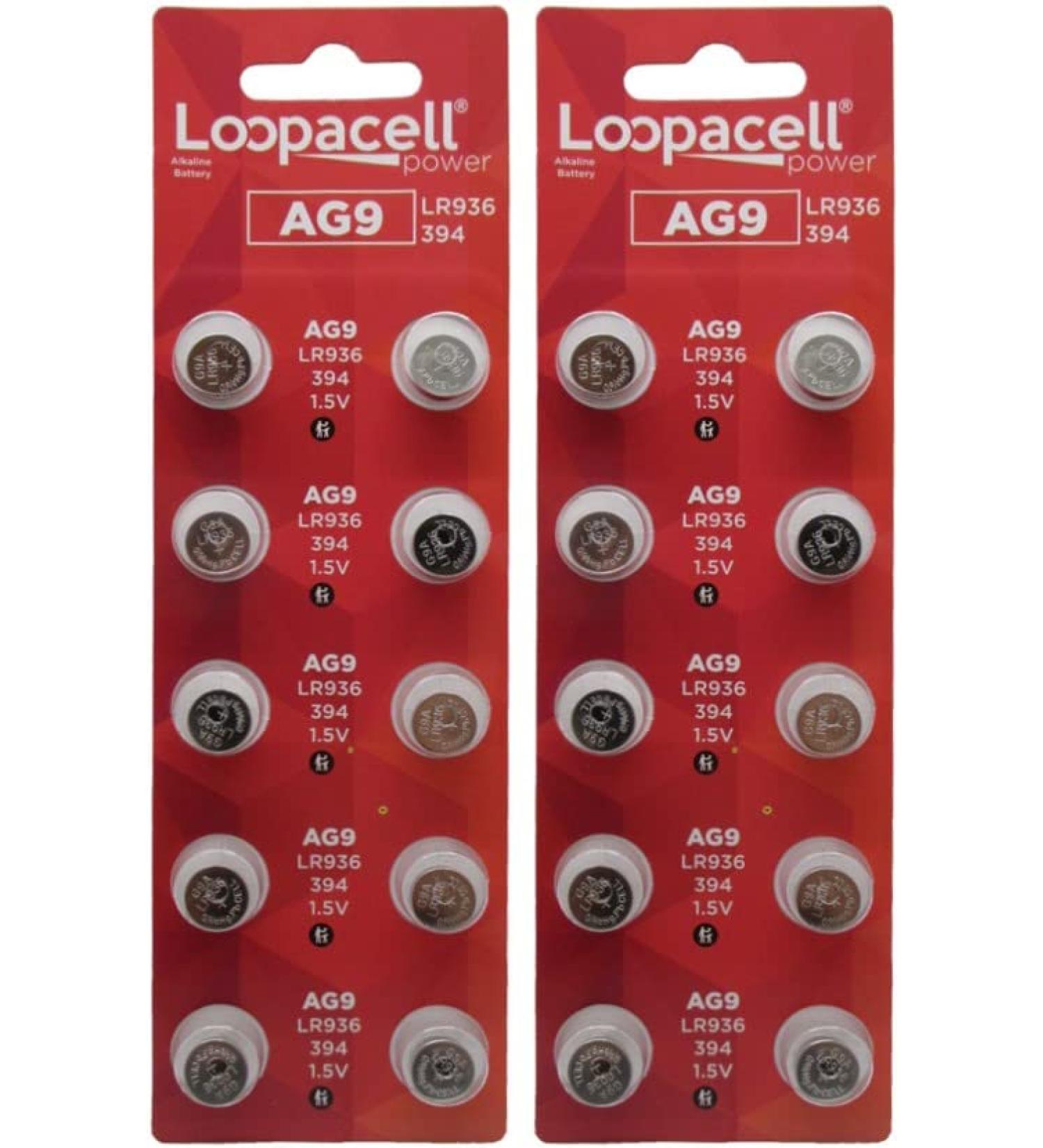 Buy 20 AG9 LR45 L936 1.5V Alkaline Button Cell Batteries - Long-lasting Power for Electronics | Fast International Shipping - Buy Online on GoSupps.com