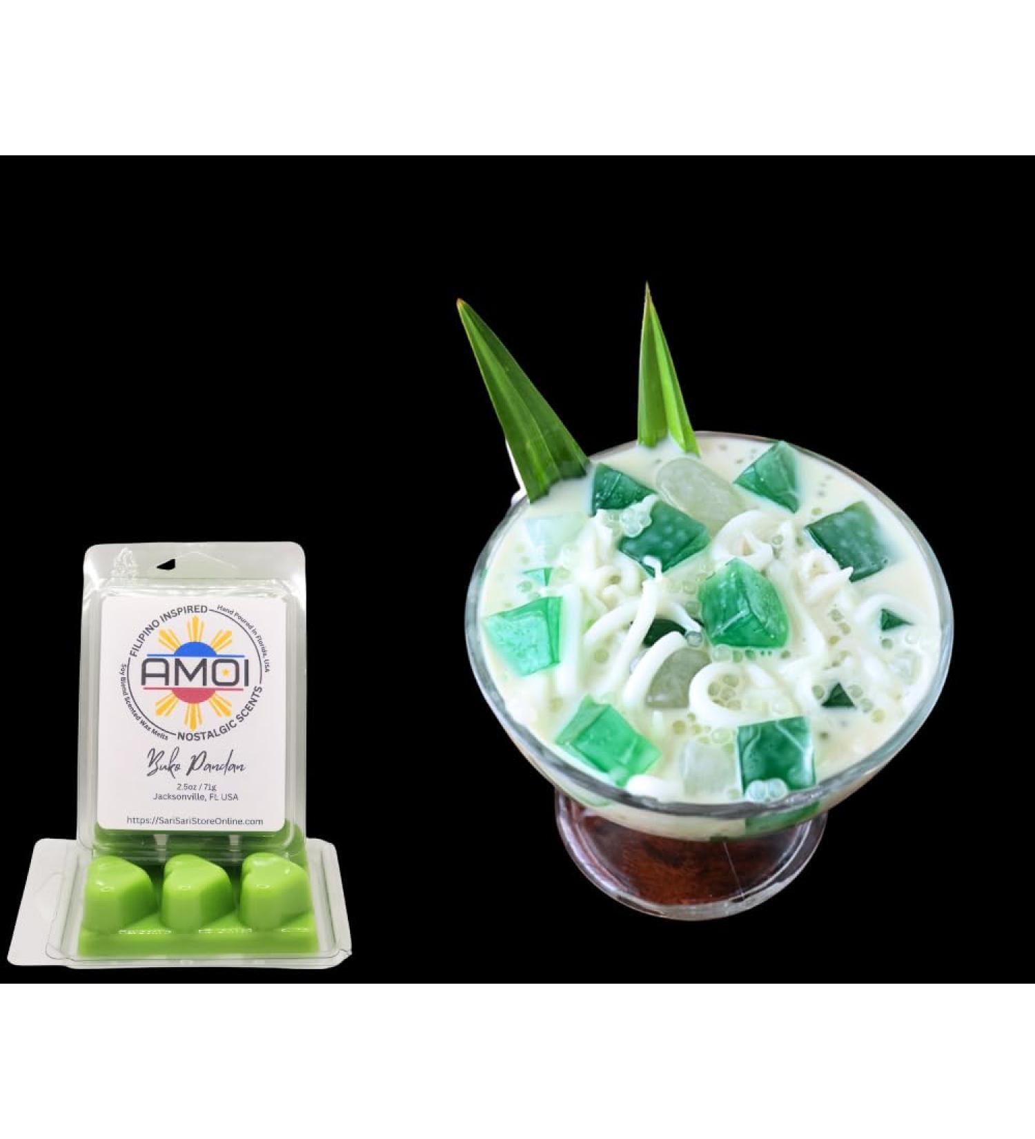 Filipino Buko Pandan Scented Candle Wax Melts - International Shipping Available - Buy Online on GoSupps.com