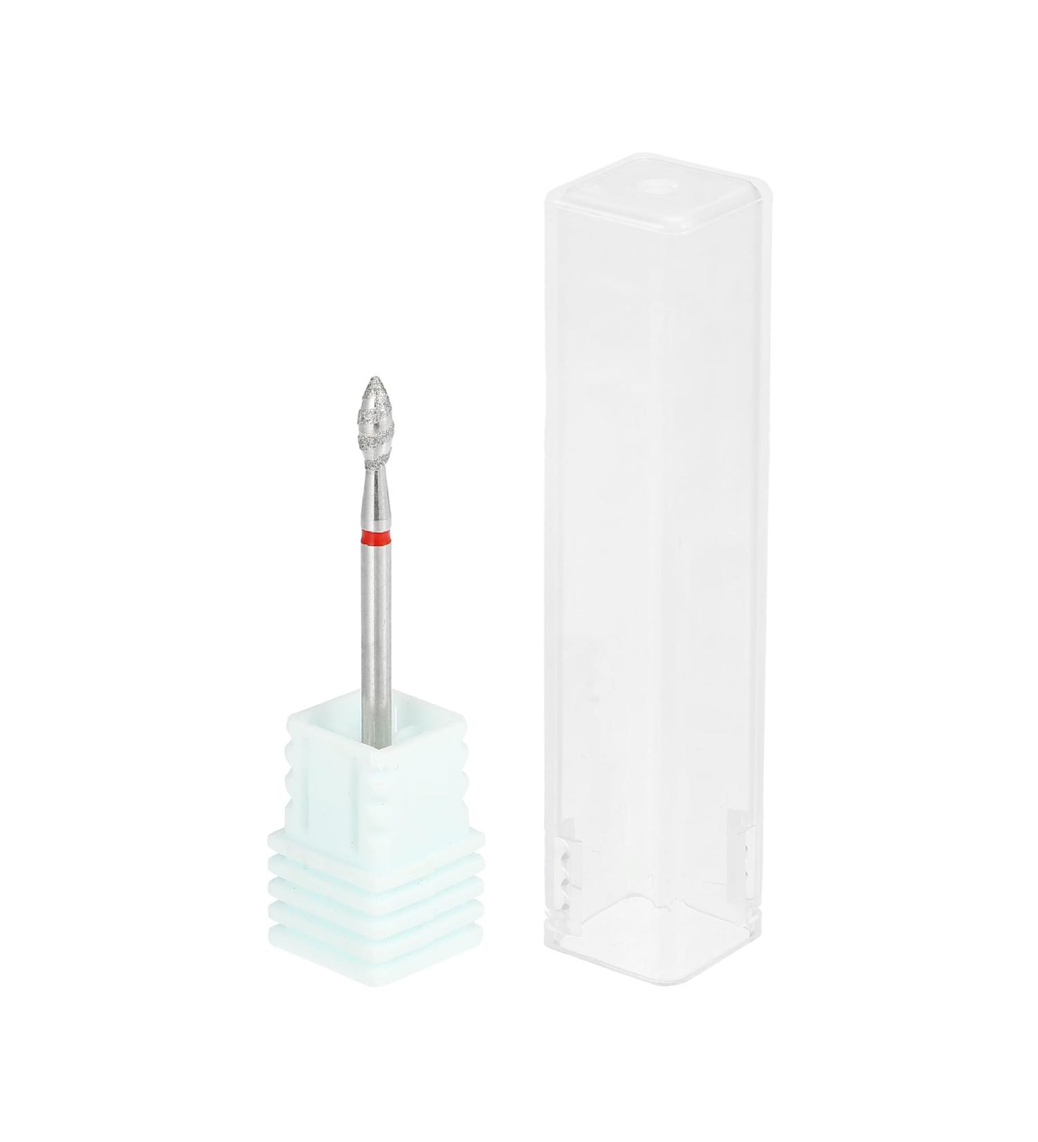 VOCOSTE Short Spiral-F Flame Nail Drill Bits Stainless Steel Silver Tone - Buy Online on GoSupps.com