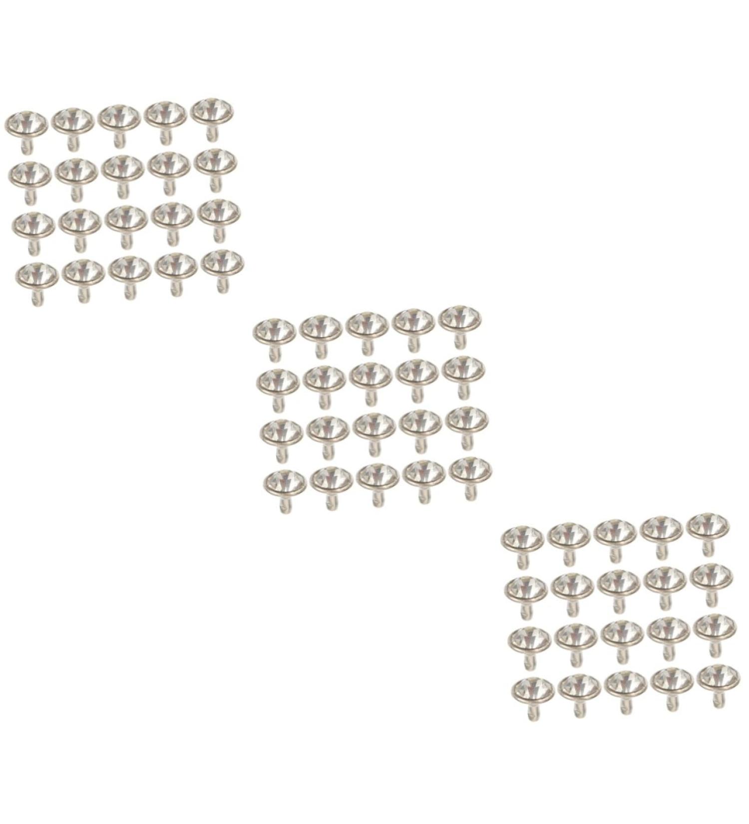 COHEALI 600 Sets Diamond Stud Rivets Jeans Jacket Diy Bag Rivets Leather Crafts Repair Rivets Belt Tack Spot As Shownx3pcs 0.8X0.8X1CMx3pcs - Buy Online on GoSupps.com
