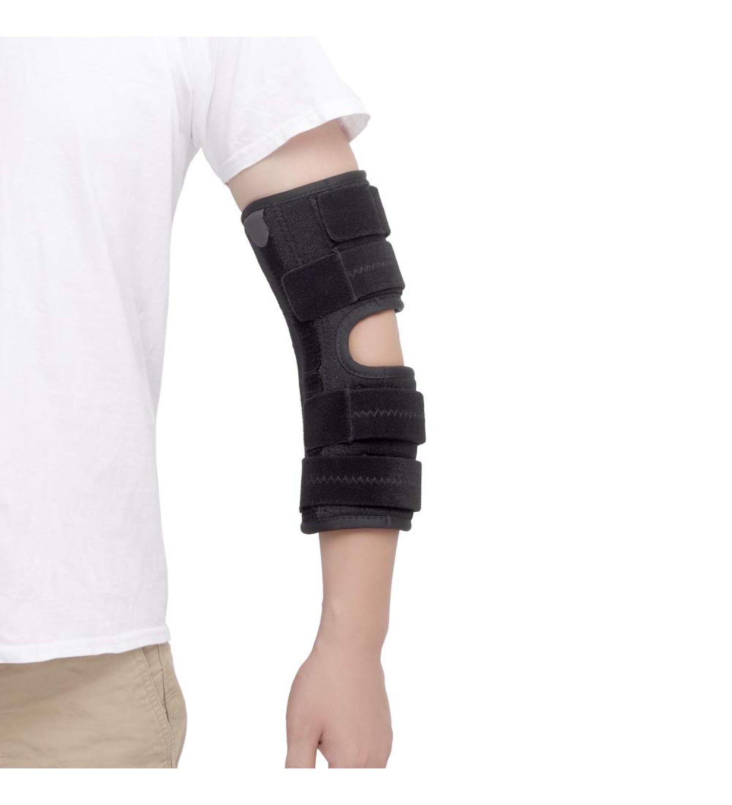 Elbow Brace for Ulnar Nerve Entrapment - Adjustable Cubital Tunnel Stabilizer for Pain Relief Arthritis & Tendonitis - Ideal for Men & Women - Buy Online on GoSupps.com