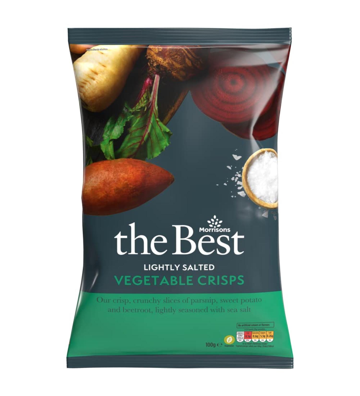 Morrisons The Best Vegetable Crisps 100g