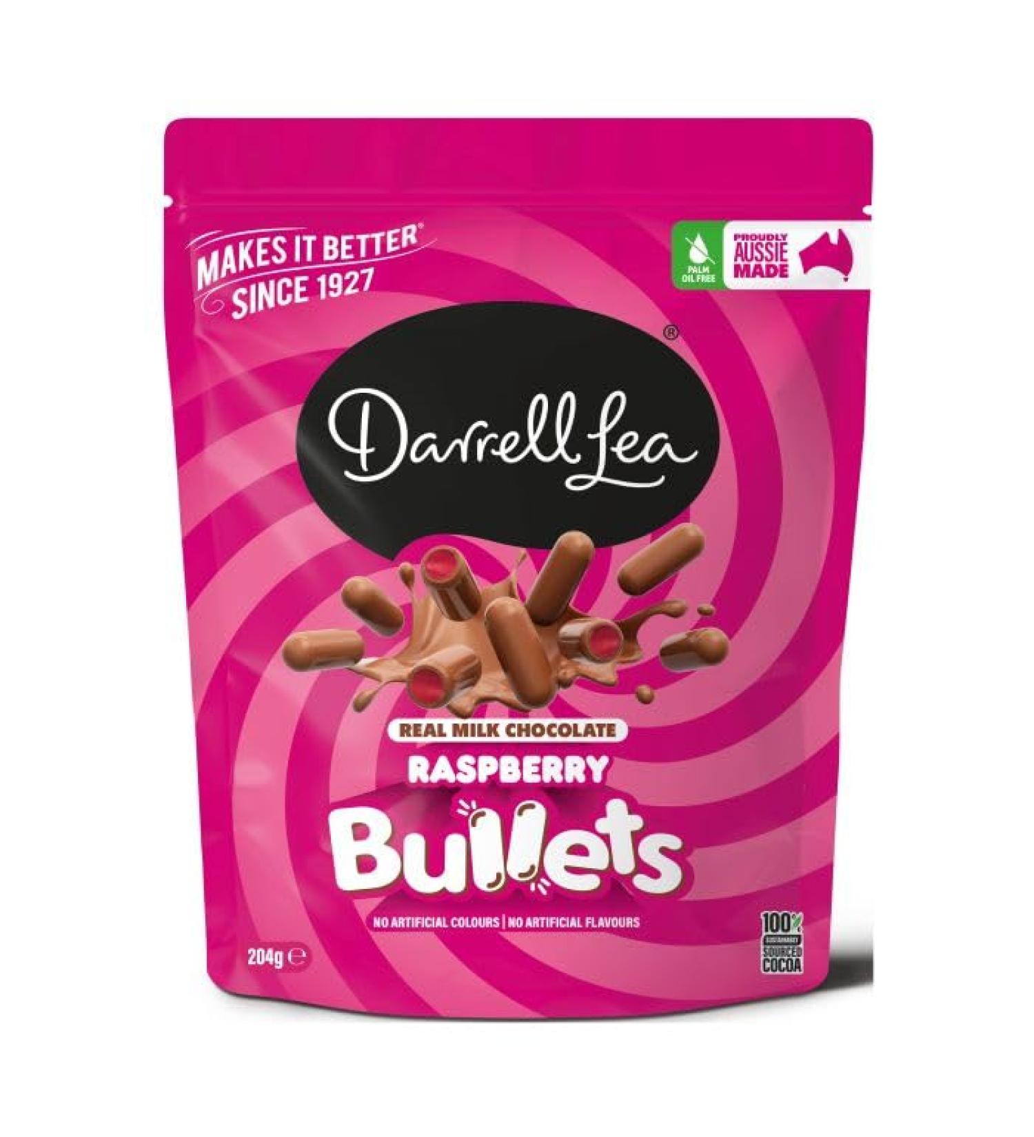 Broadway candy Darrell Lea Milk Chocolate & Raspberry 7.2 Ounce Pack of 3