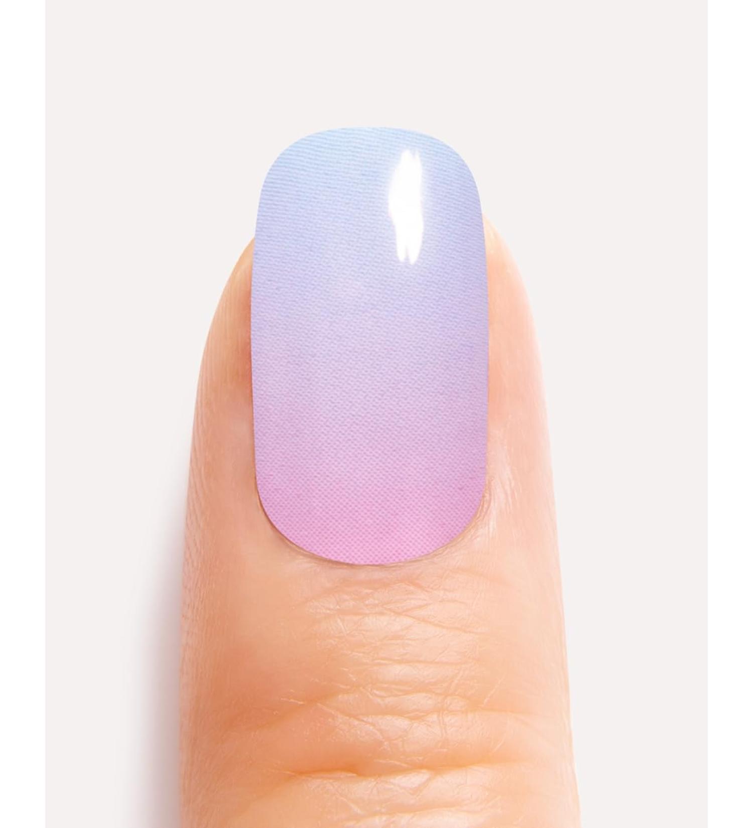 Maniko Nails Maniko UV Gel Strips - Self-Adhesive Nail Foil for up to 4 Applications - Vegan & Long Lasting - Manicure for Natural Nails (20 UV Gel Strips) (Bubblegum)