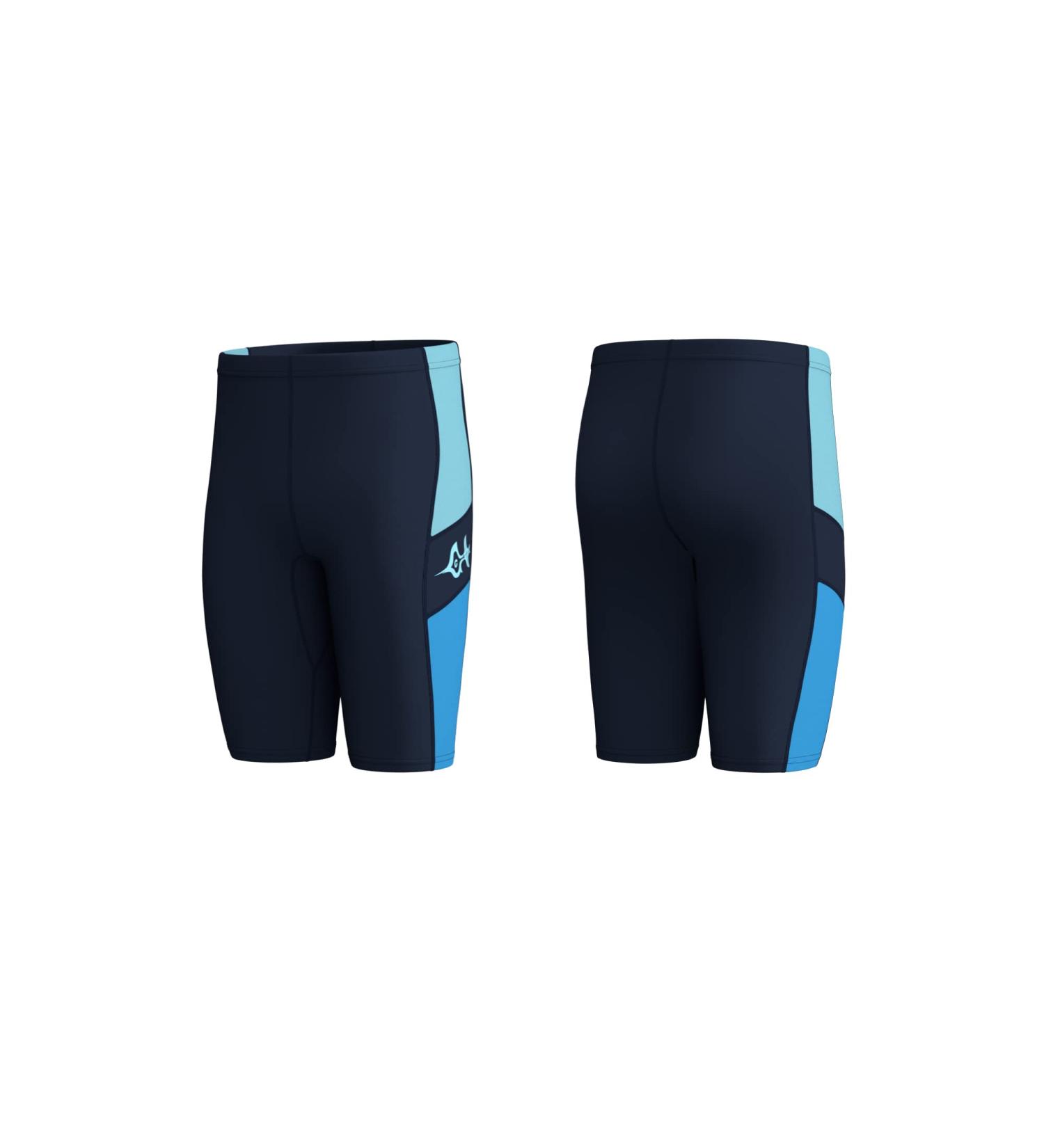 GoldFin Men Neoprene Wetsuit Shorts 3mm Navy Large | Ideal for Water Sports - Buy Online on GoSupps.com