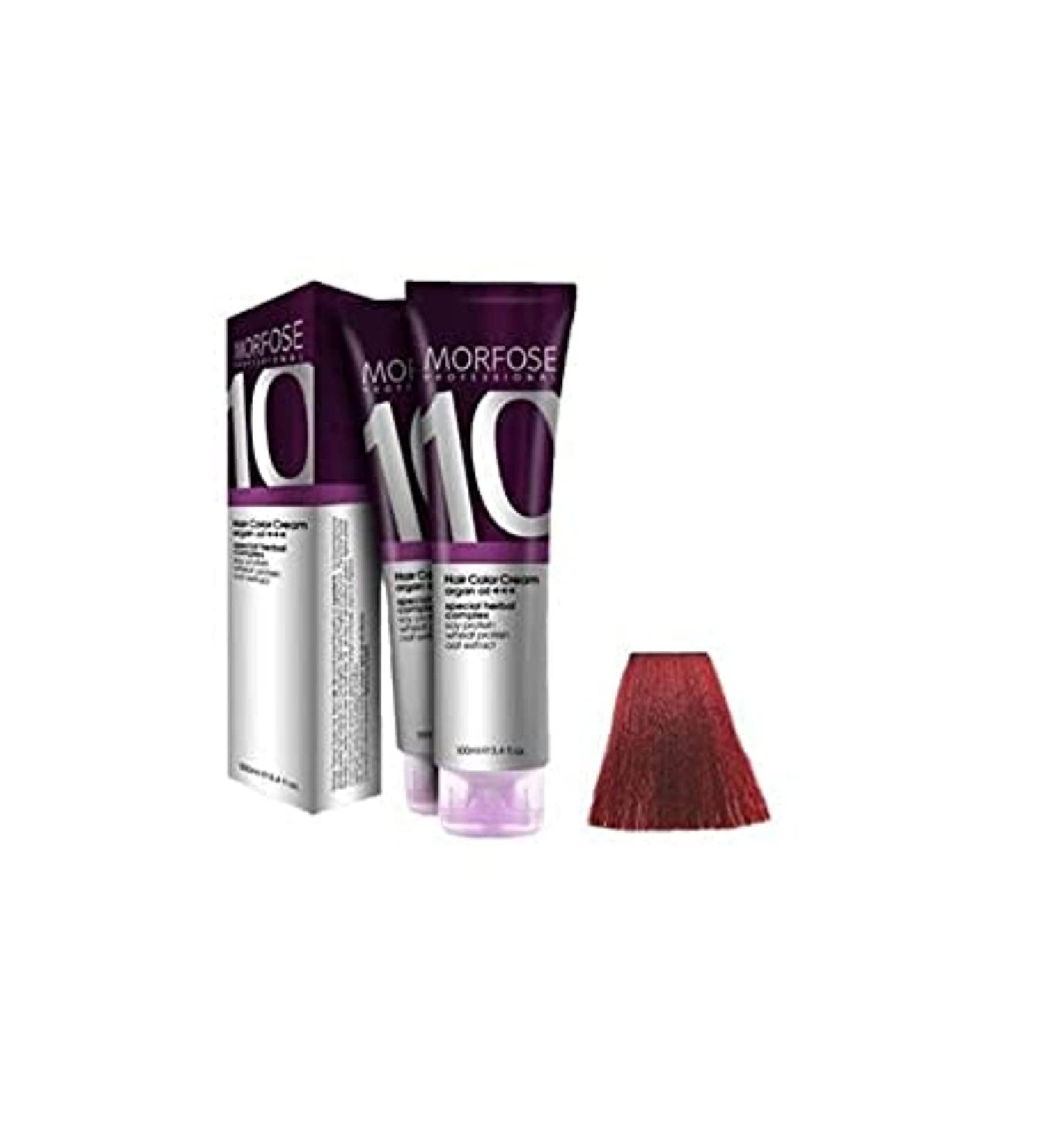 Morfose 10 Professional Hair Colour Cream 100 ml Red - Buy Online on GoSupps.com