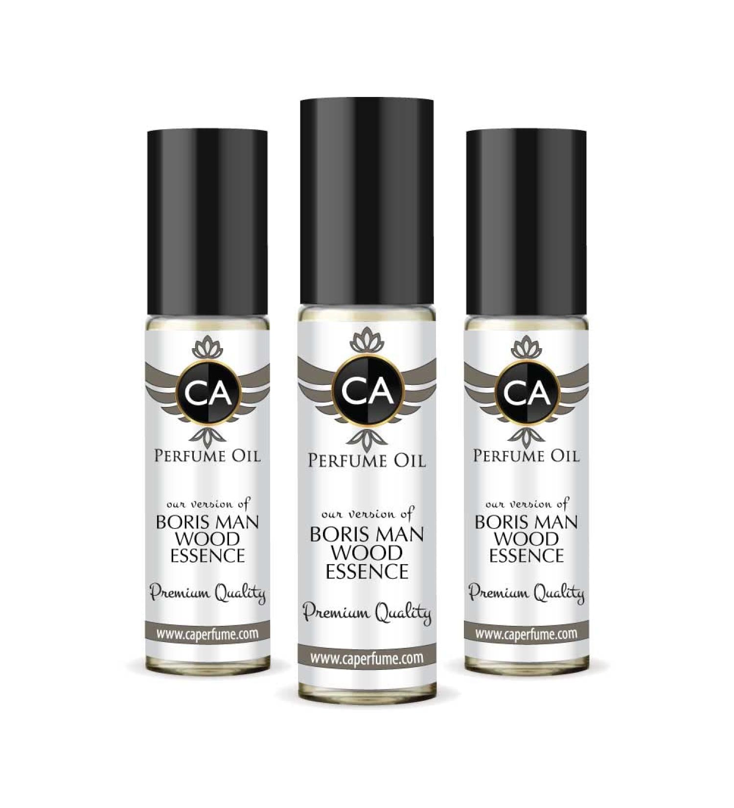 CA Perfume Impression of Boris Man Wood Essence For Men Replica Fragrance Body Oil Dupes Alcohol-Free Essential Aromatherapy Sample Travel Size Concentrated Long Lasting Attar Roll-On 0.3 Fl Oz-X3 - Buy Online on GoSupps.com