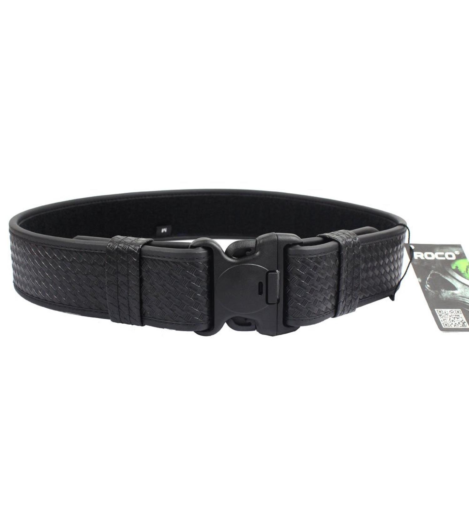 ROCOTACTICAL Basketweave Police Duty Belt - Medium 34-40 | Web Duty Belt with Loop Liner - Buy Online on GoSupps.com