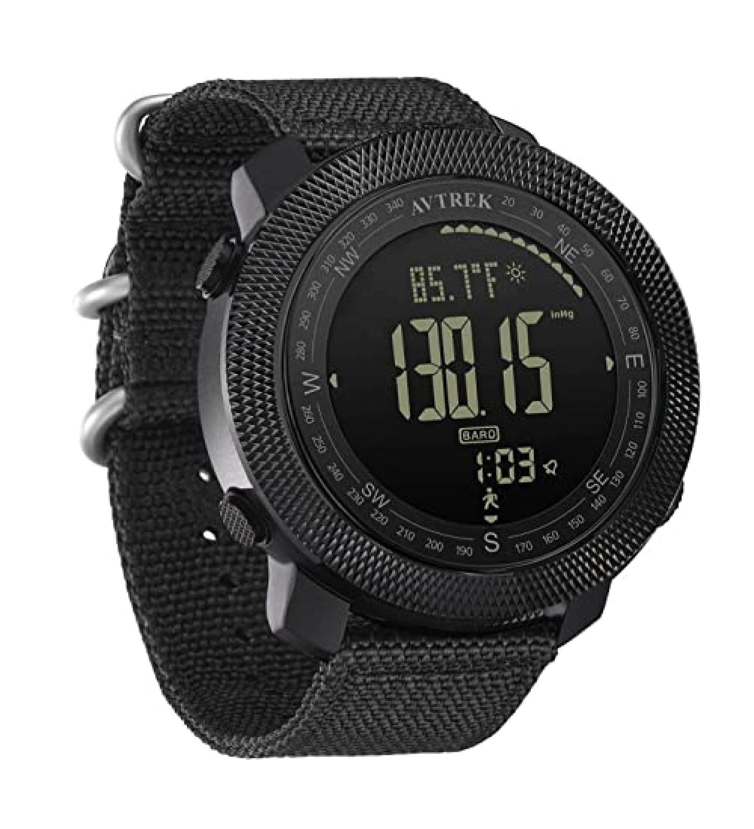 Smart watch with altimeter & barometer deals