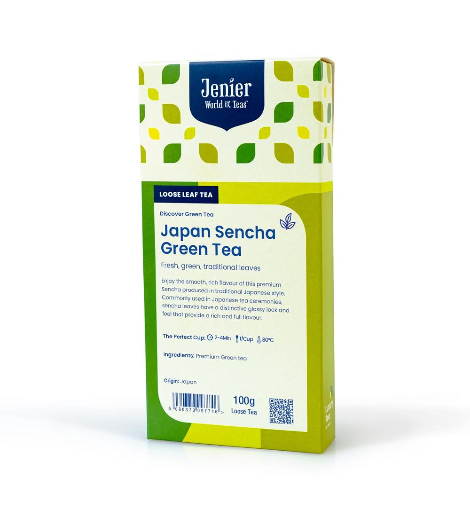 Japanese Sencha Green Tea -100g Loose Leaf Tea - Buy Online on GoSupps.com