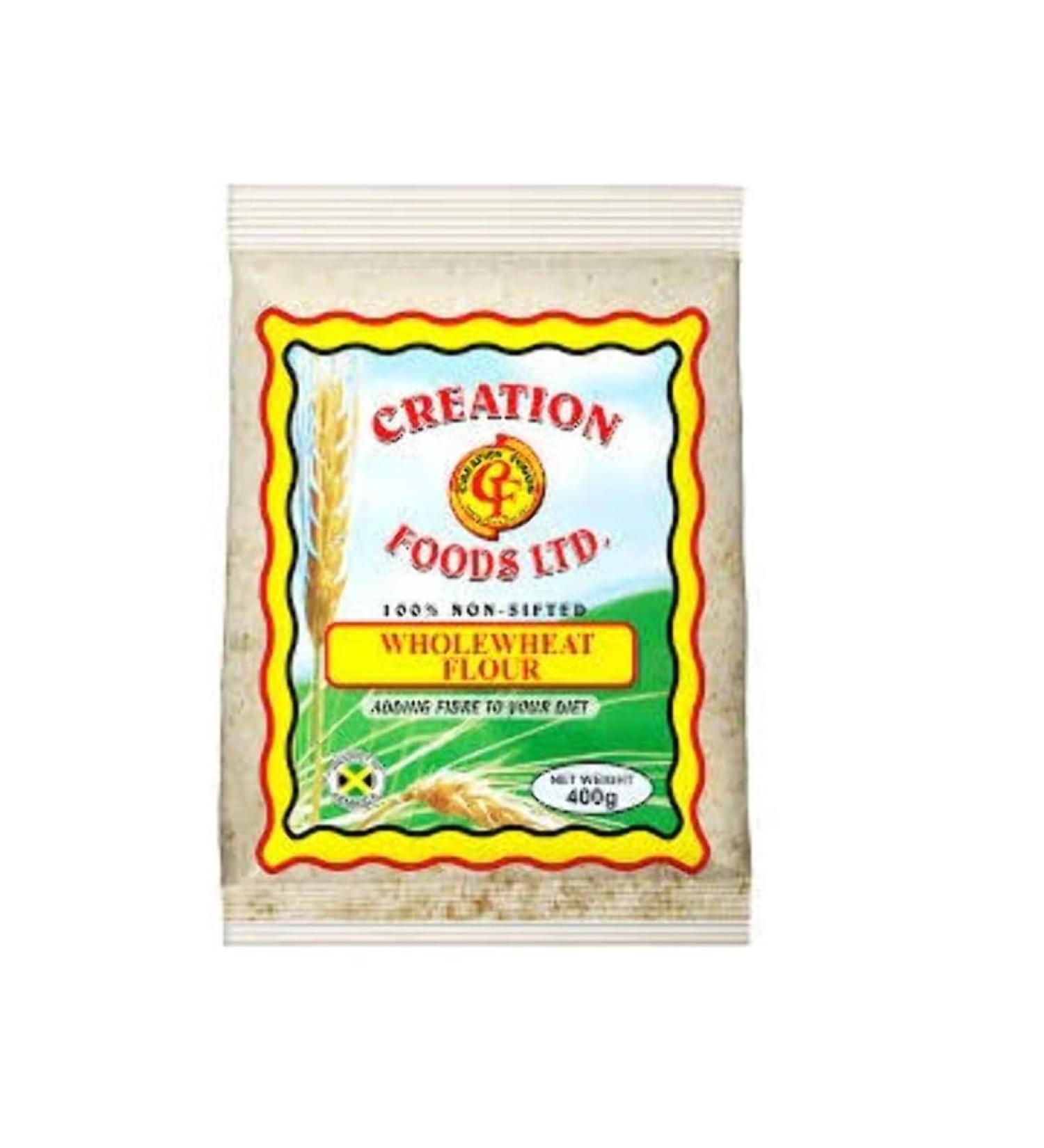 Creation Foods Whole-Wheat Flour 400g-Fd