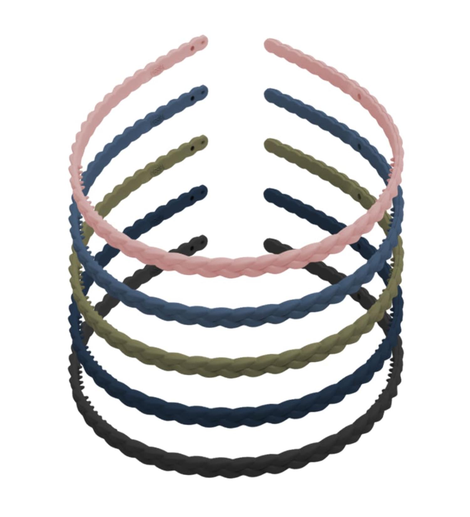 NTRUXZP 2 Pieces Simple Hair Bands Colorful Non-Slip Smooth Plastic Headbands with Teeth Headbands for Sports Jogging Bathing and Makeup for Women and Girls - Buy Online on GoSupps.com