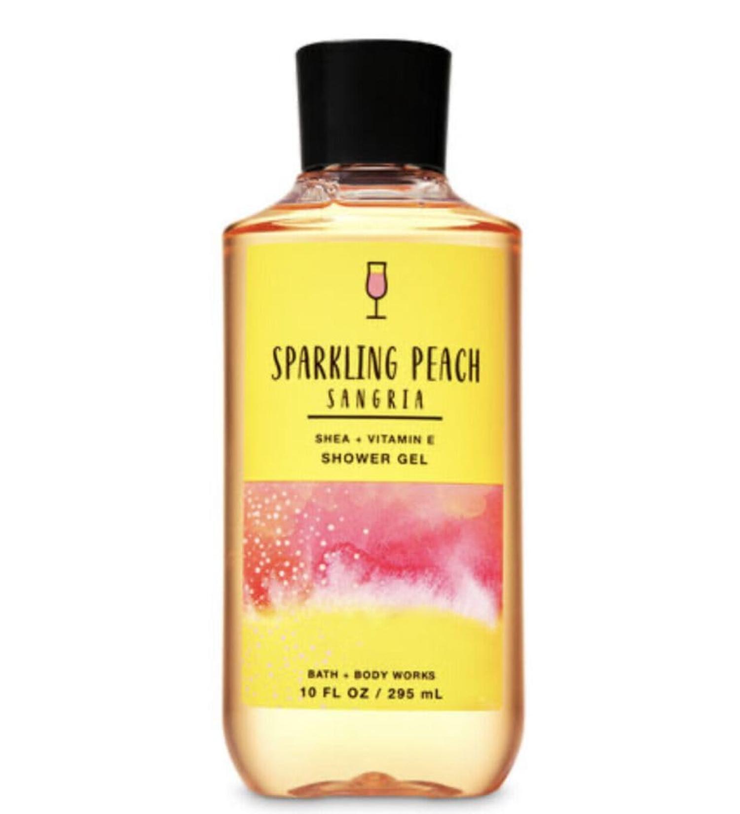 Bath Body Sparkling Peach Sangria Shower Gel | 10 Fl Oz