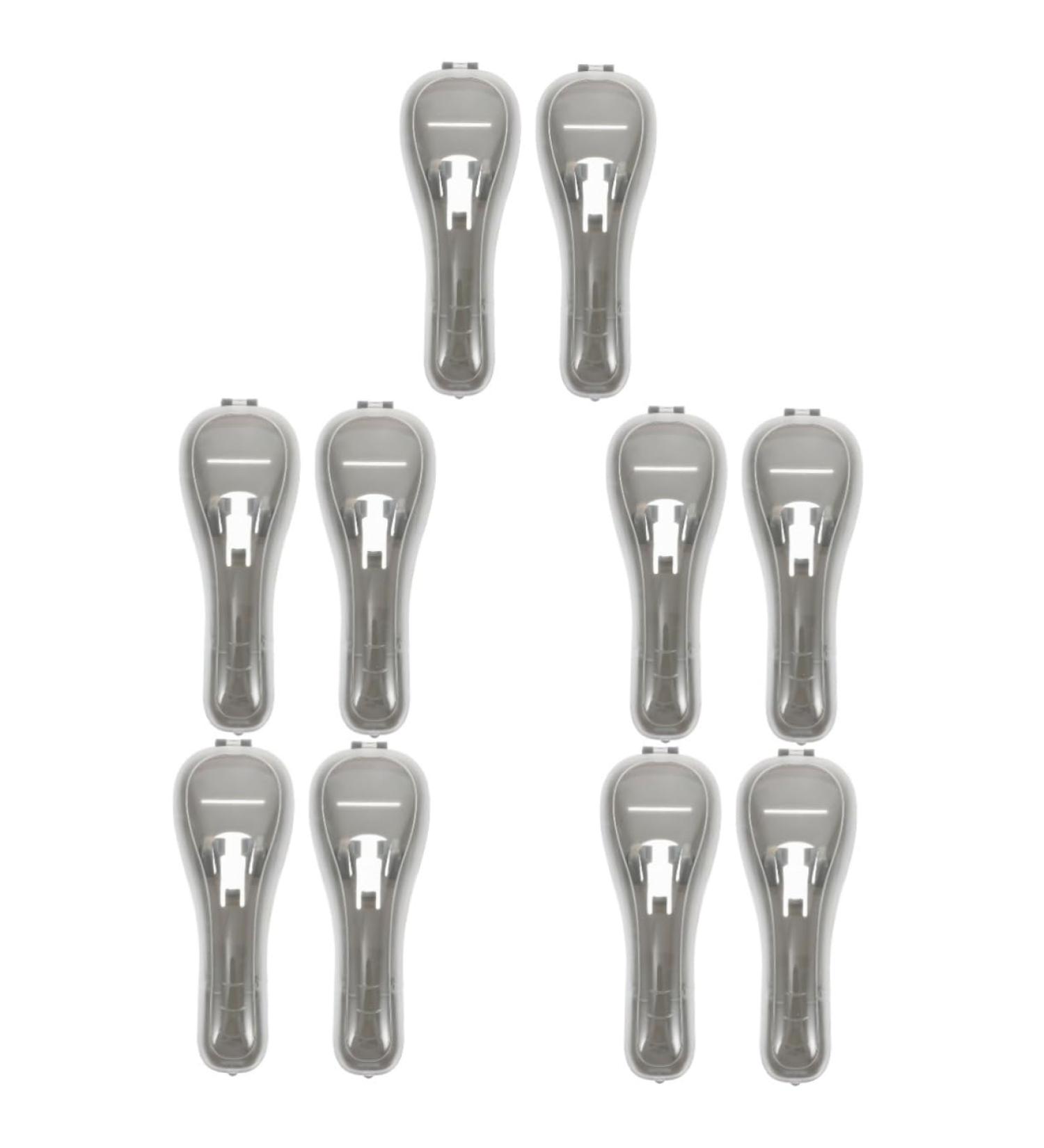 Beaupretty 10-Pack Razor Storage Box | Durable Travel Case for Safety Razors | Plastic Razor Carrying Bag for Electric Razors - Buy Online on GoSupps.com