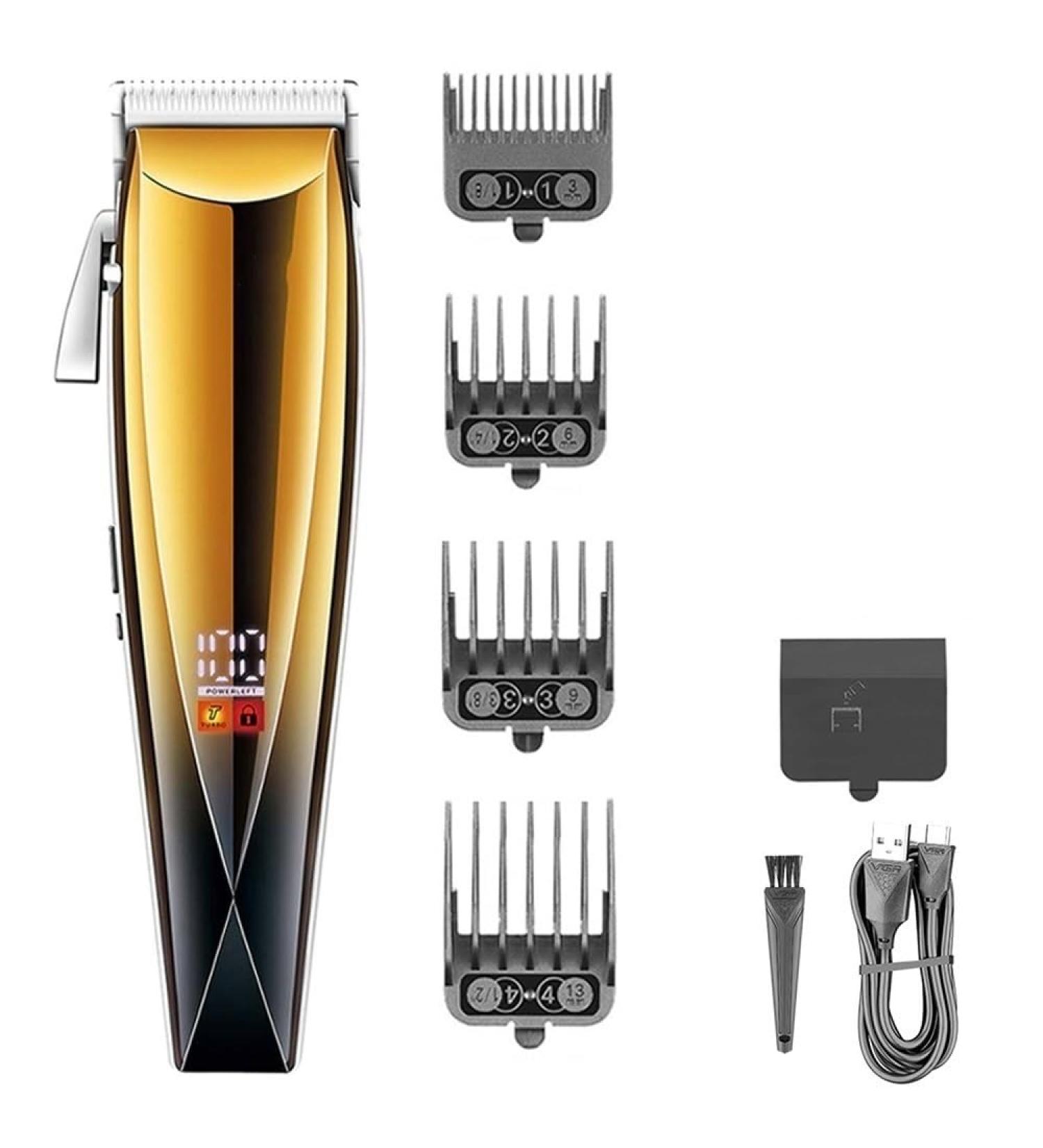 Buy High Power Hair Clippers for Men - Waterproof Electric Hair Clipper with LCD Display & Carving Oil | Professional Household Grooming - Buy Online on GoSupps.com