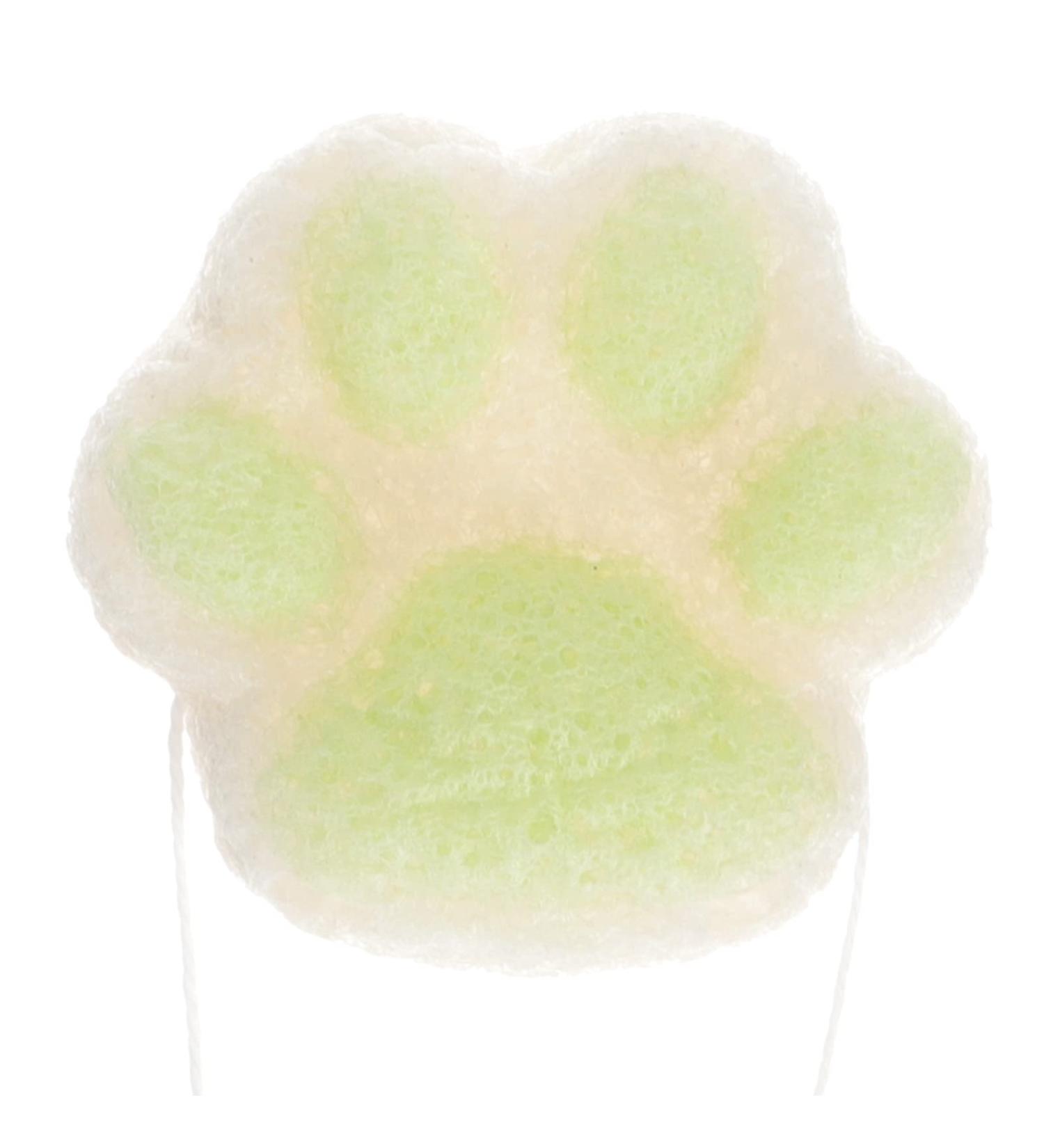 Kisangel Baby Facial Foam Loofah Sponge - Cat Paw Bath Sponge for Toddlers | Gentle Cleansing Pads & Body Powder Puff - Ideal for Bathing & Shower 4.9x4.8CM - Buy Online on GoSupps.com