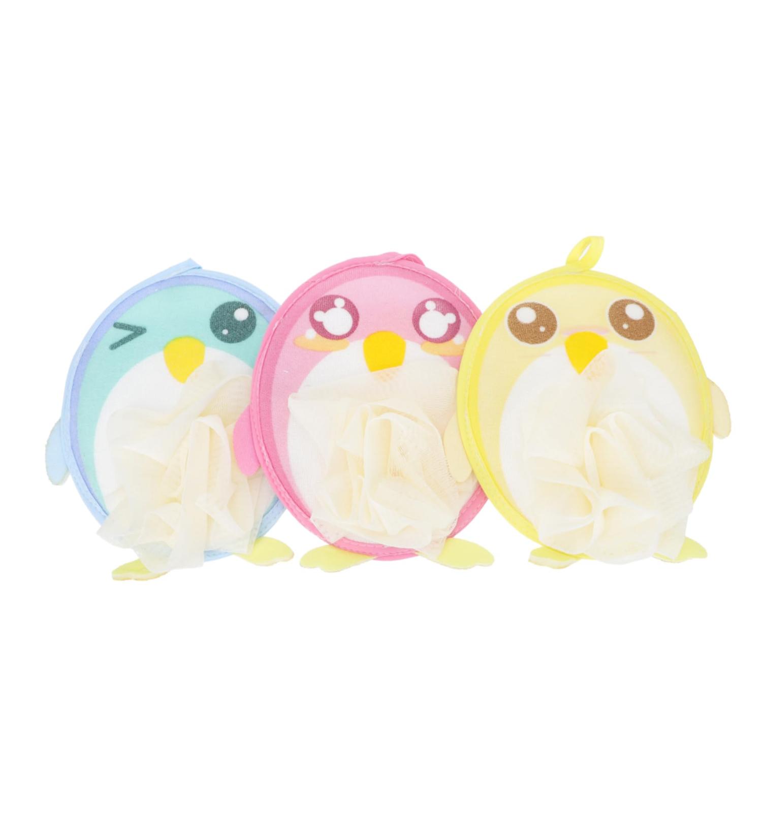 FOMIYES 3pcs Cartoon Bath Towels & Shower Balls - Foaming Bath Tools for Relaxation - Buy Online on GoSupps.com