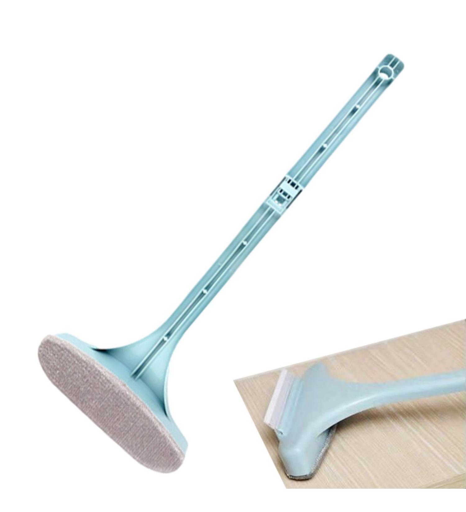Virtcooy Glass Cleaning Brush - Glass Cleaning Scraper | Wet and Dry Dual Use Window Floor Wash Brush Mesh Screen Cleaner for Walls Counters Sofa Blue - Buy Online on GoSupps.com